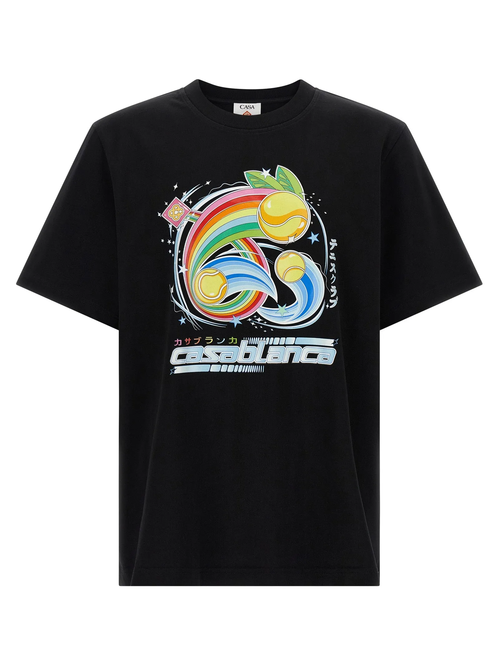 Manga Tennis Ball T Shirt Nero