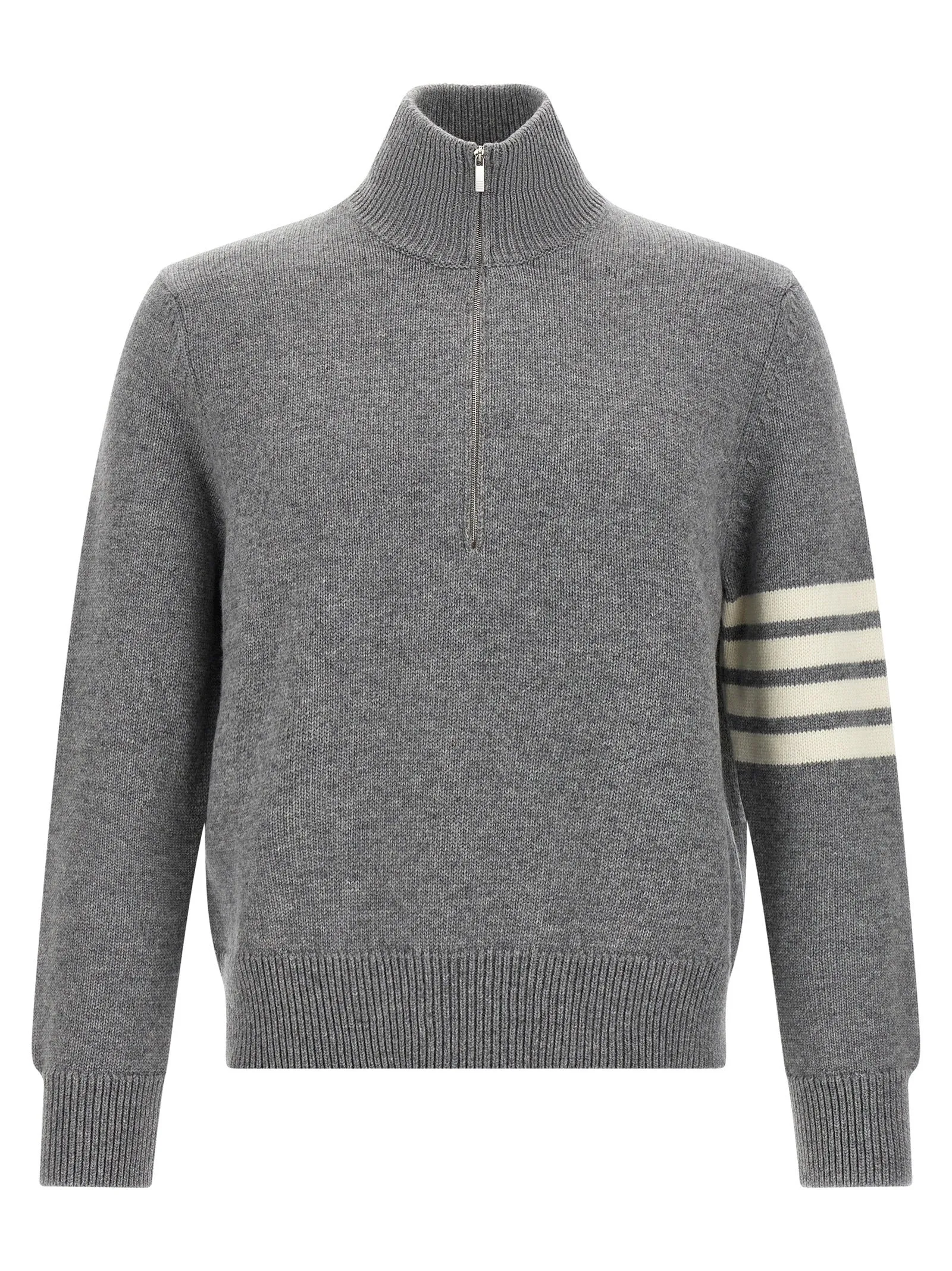 4bar Half Zip Sweater Maglioni Grigio
