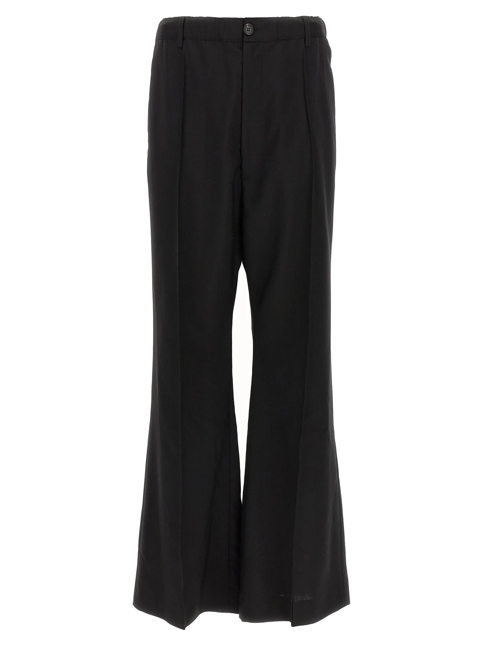 Tropical Wool Pantaloni Nero