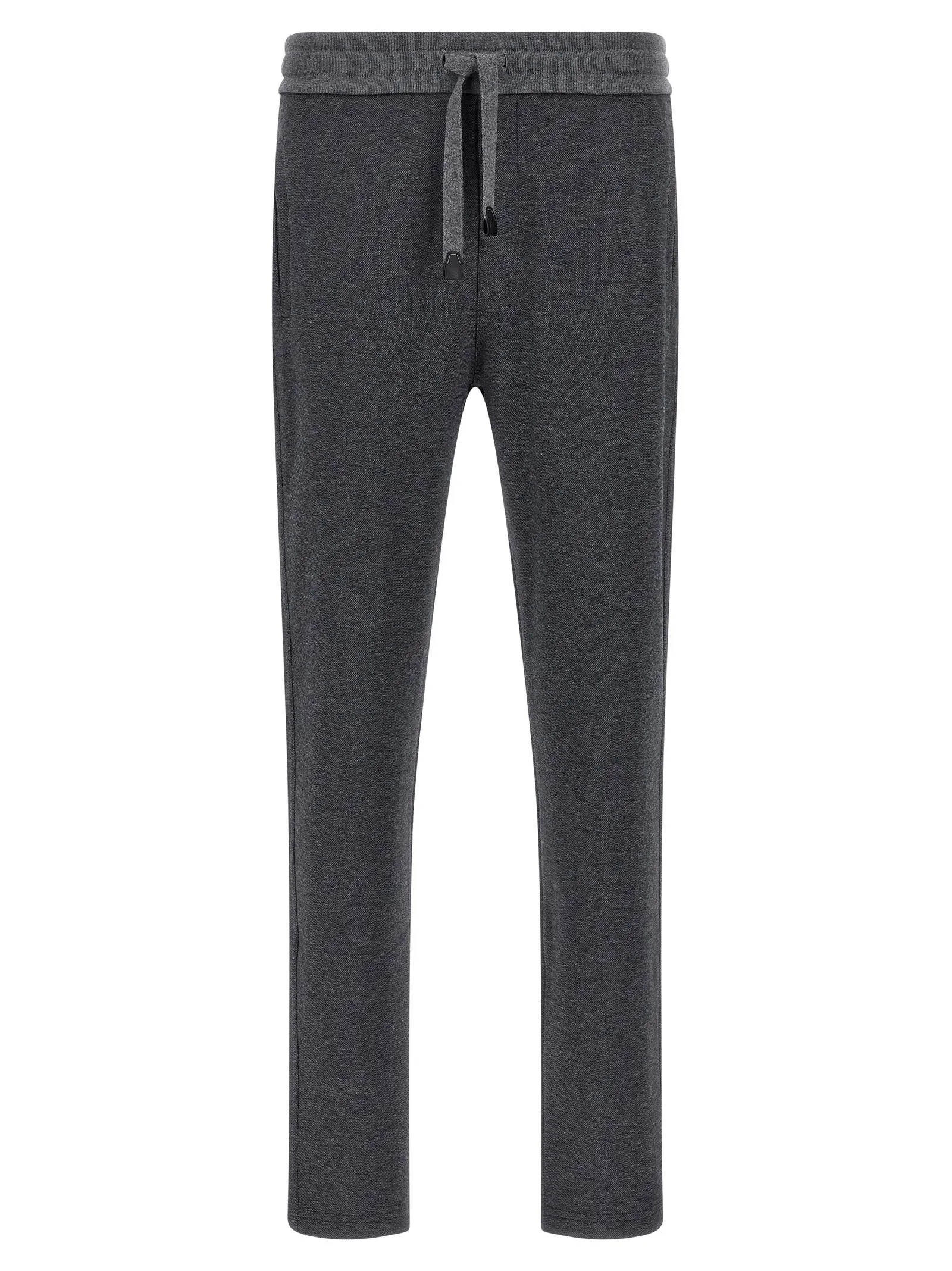 Piquet Joggers Pantaloni Grigio