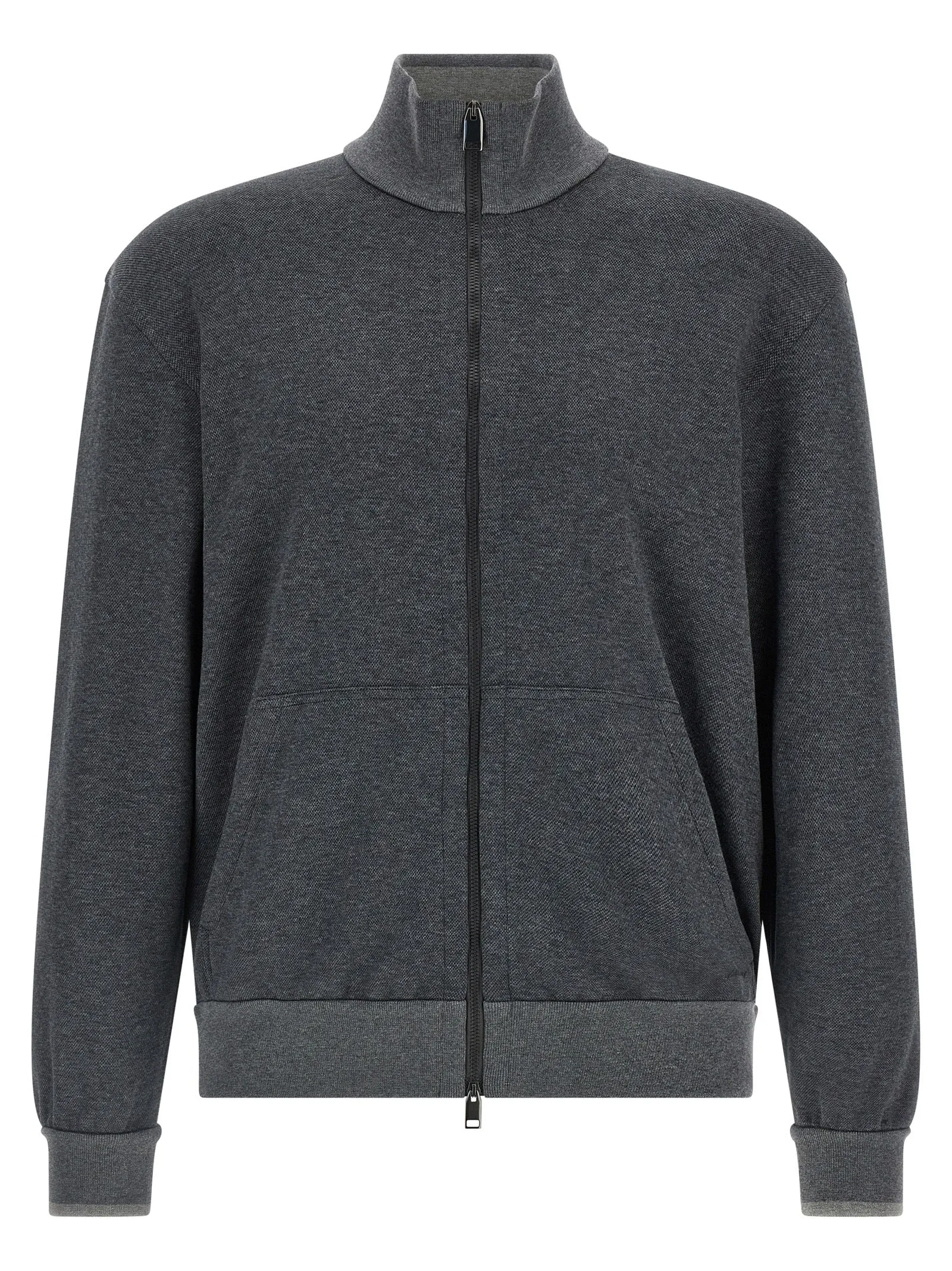 Piqué Cotton Felpe Grigio