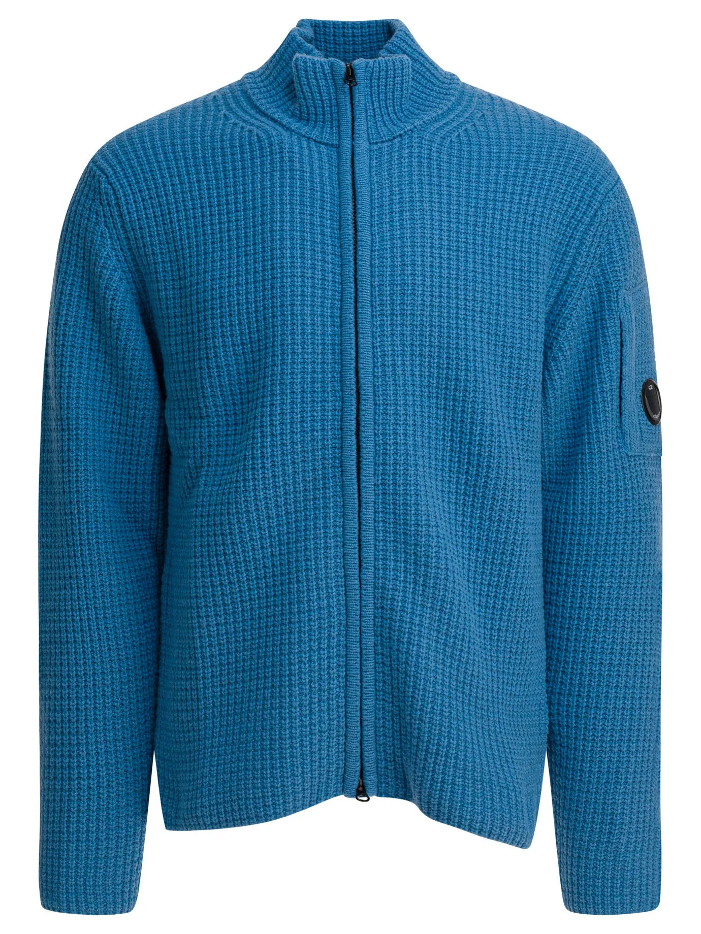 Grs Lambswool Sweater Knitwear Blu