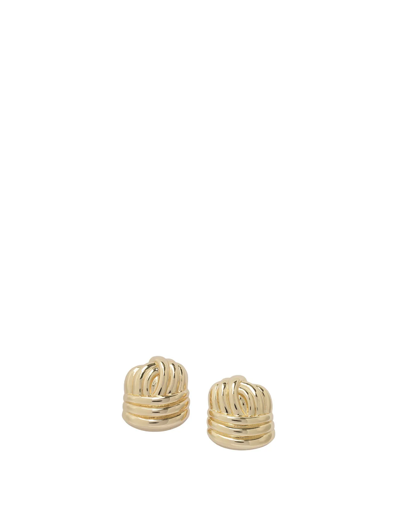 Gold Knot Earrings Jewels Oro
