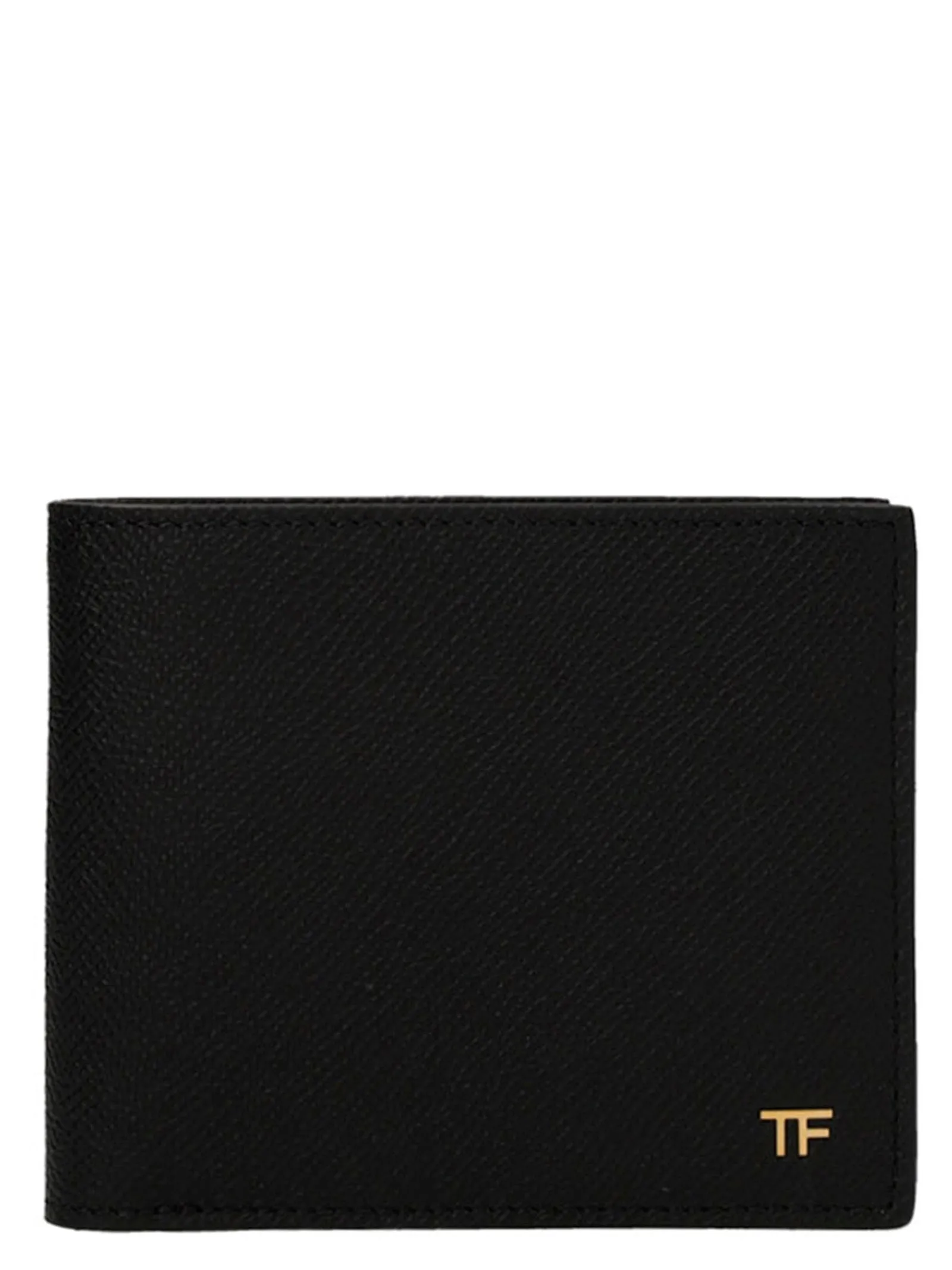 Logo Leather Wallet Portafogli Nero