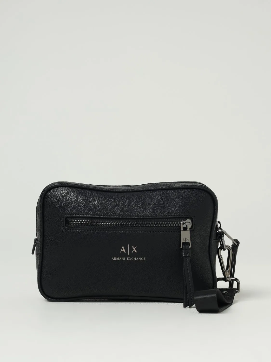 Beauty case in pelle sintetica con logo Armani Exchange