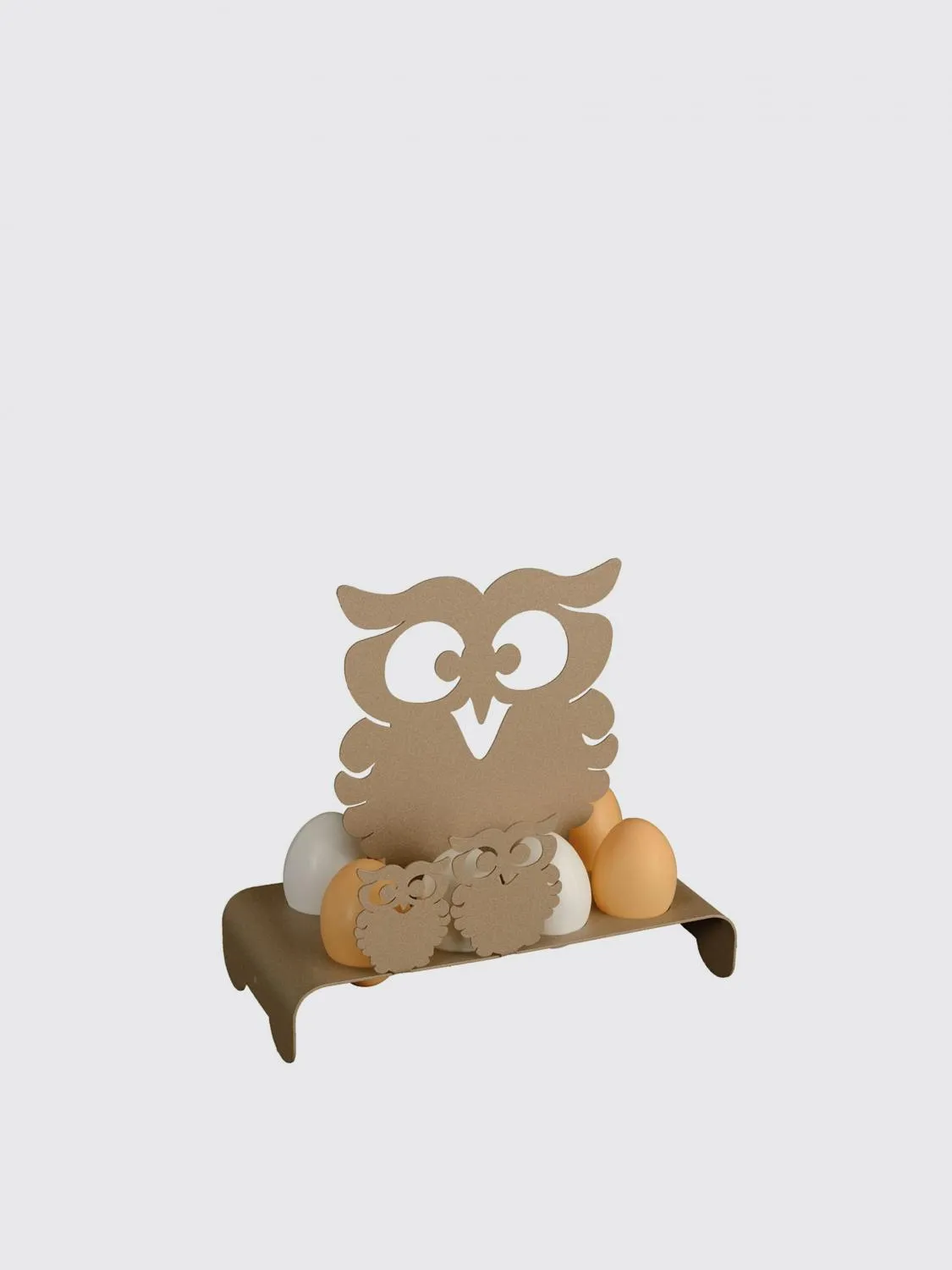 Porta uovo Gufini Arti E Mestieri in metallo