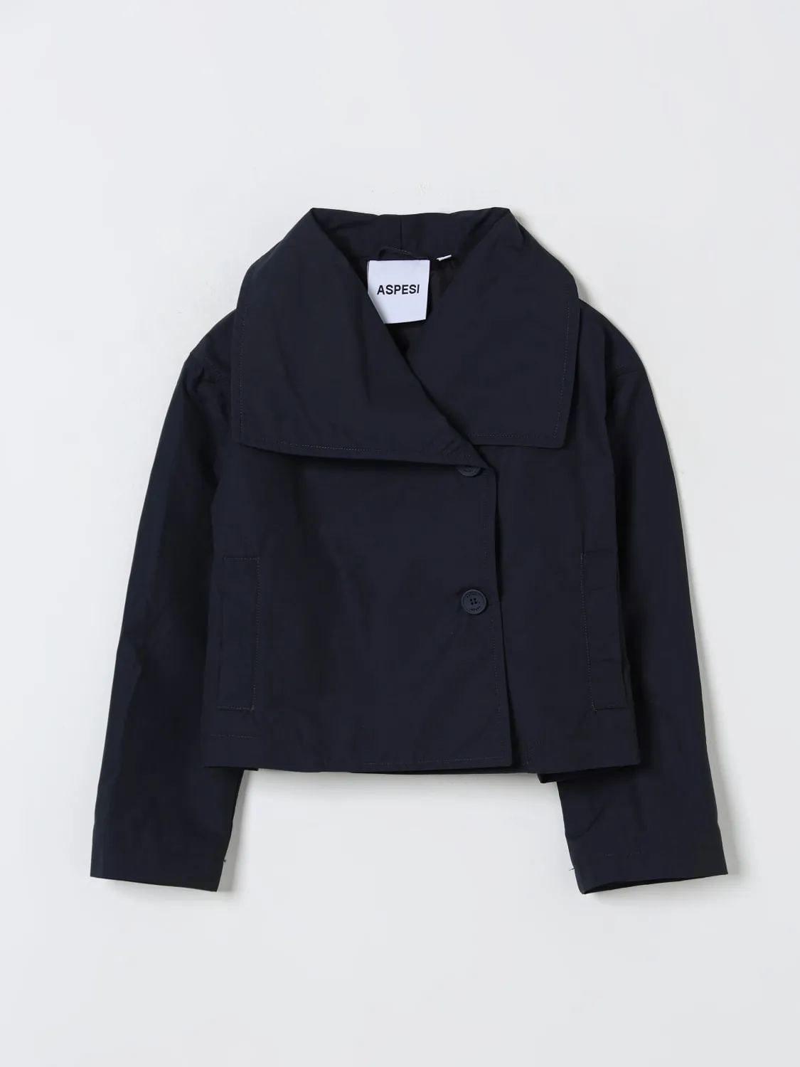 Giacca in misto cotone a doppiopetto Aspesi