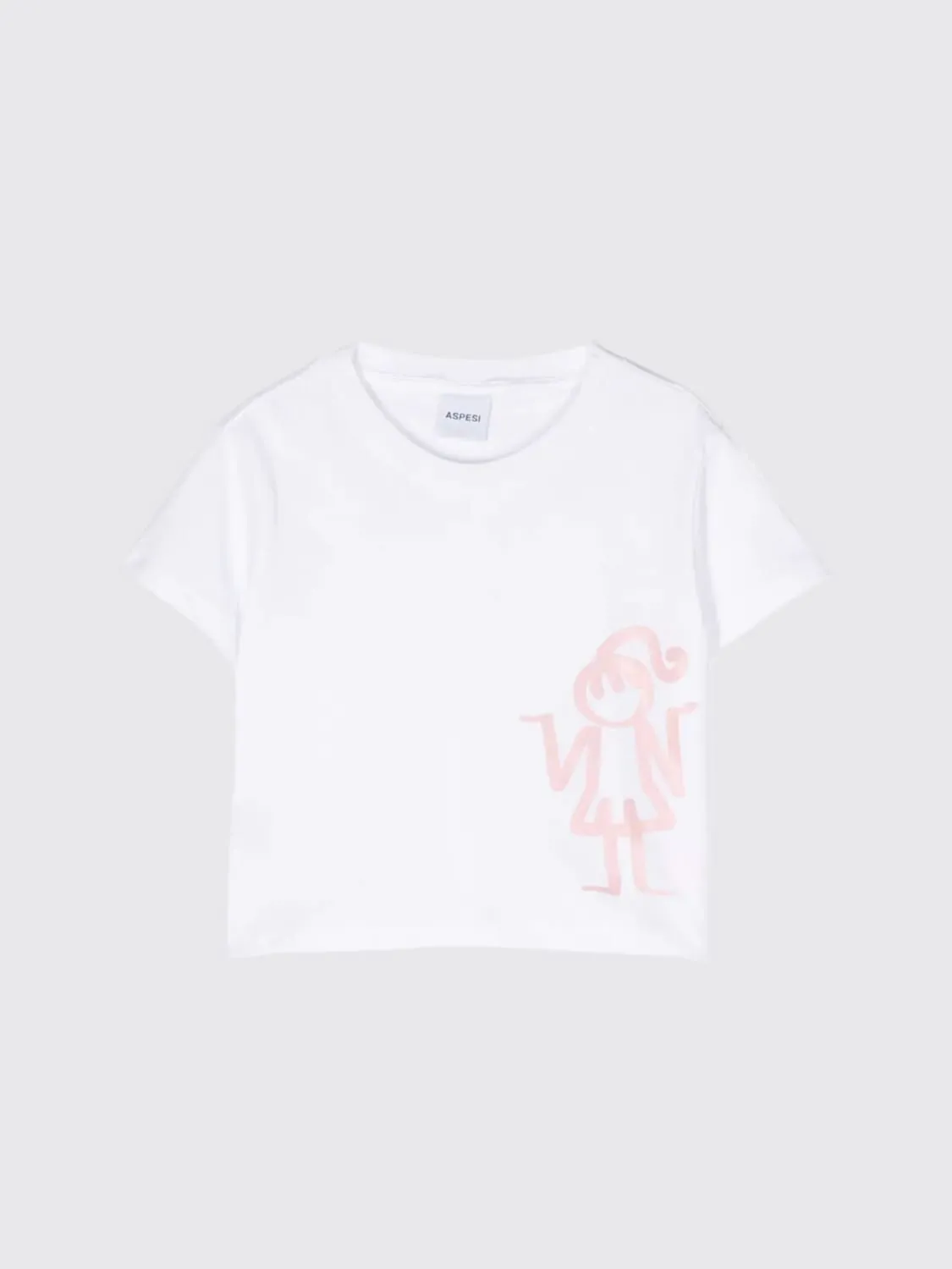 T-shirt in cotone stampata Aspesi