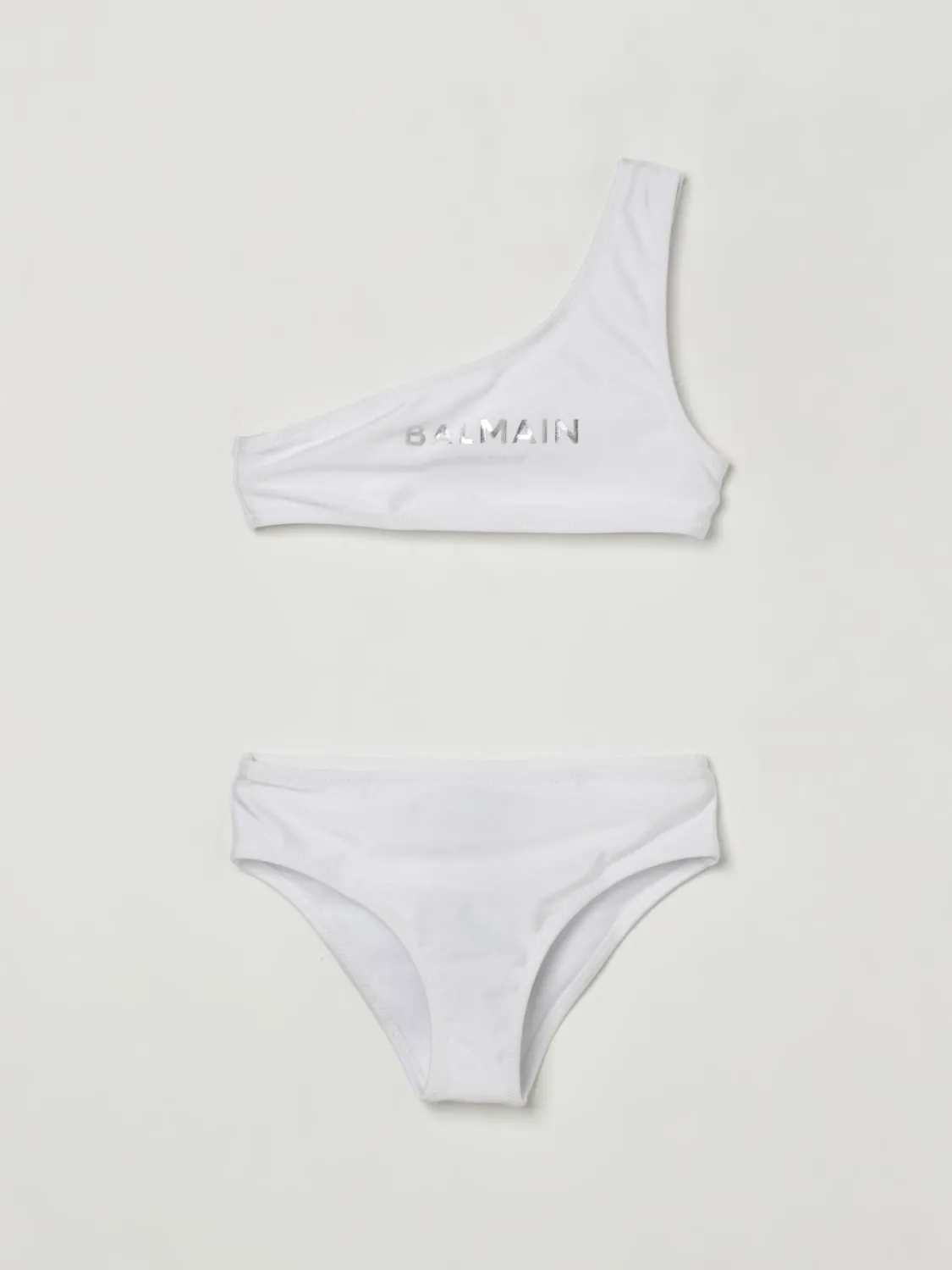 Costume da bagno bikini a monospalla Balmain