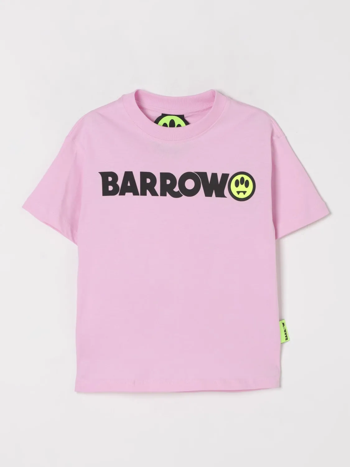 T-shirt in cotone con logo Barrow Kids