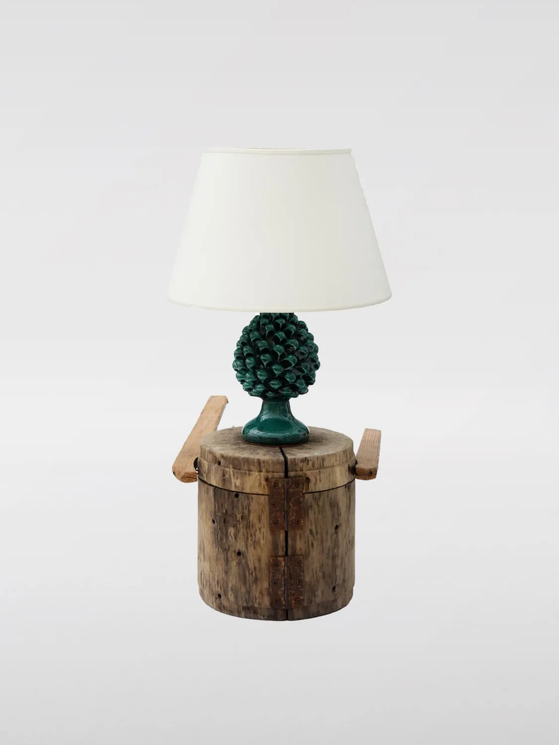 Lume Pigna Ingobbio Bartes in ceramica