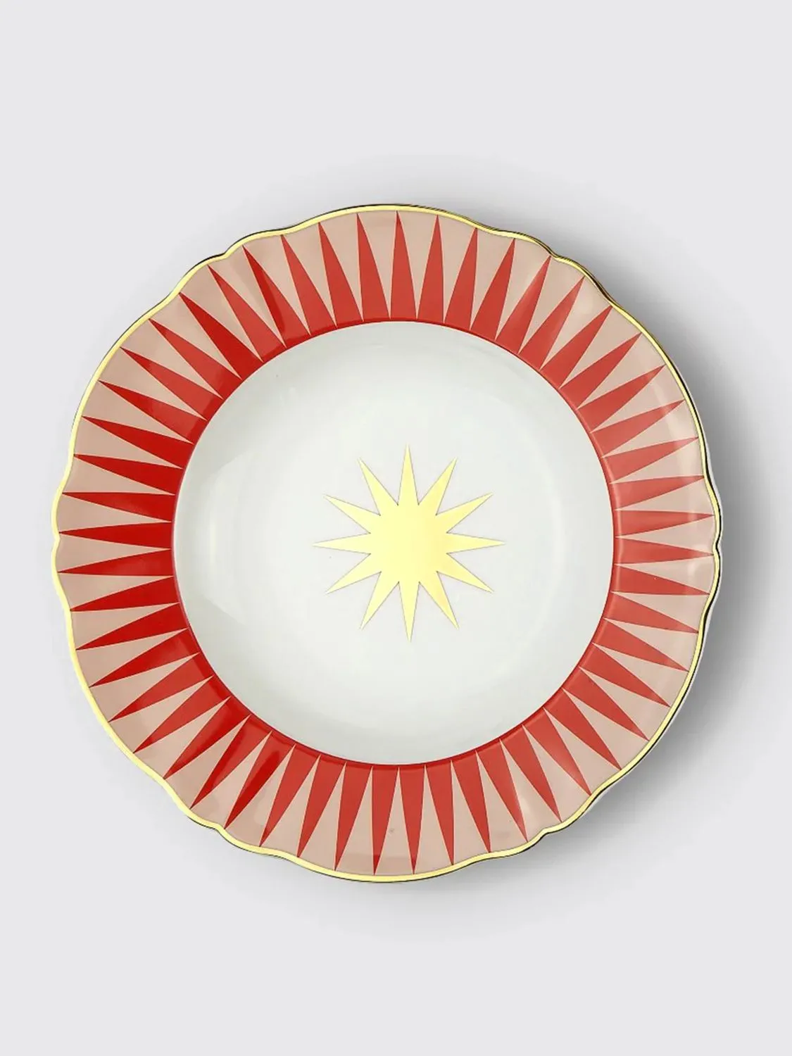 Piatto fondo Baleno Bitossi Home in porcellana