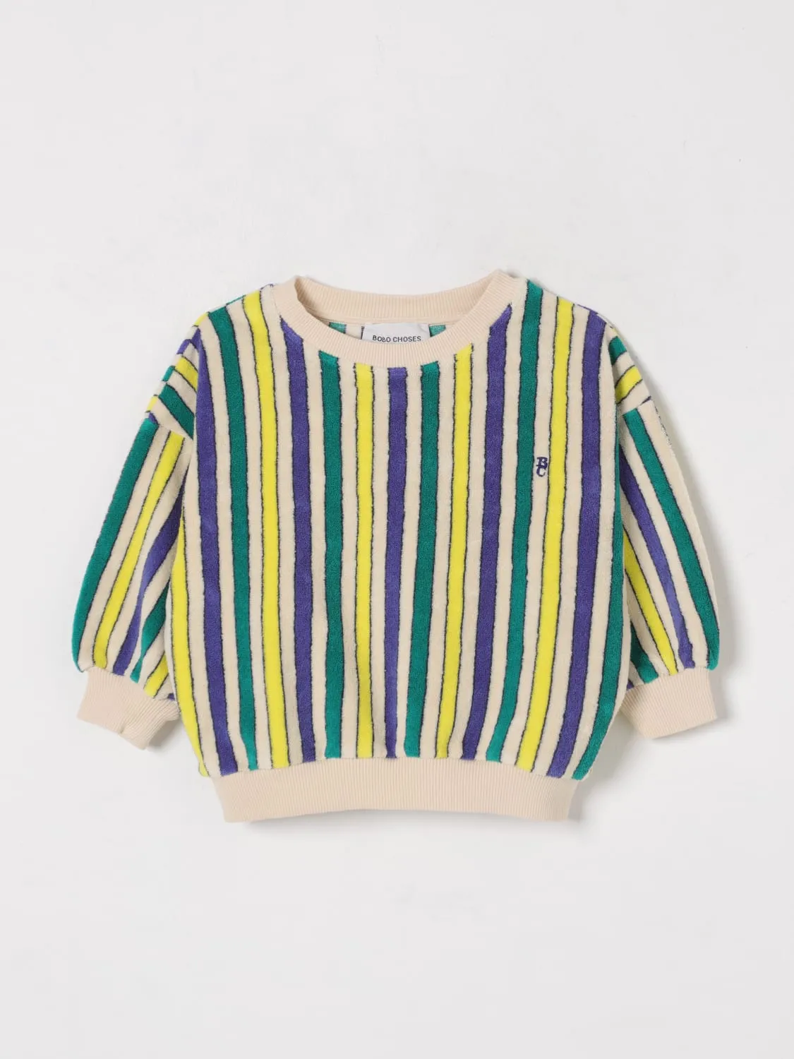 Maglia a righe in cotone organico Bobo Choses