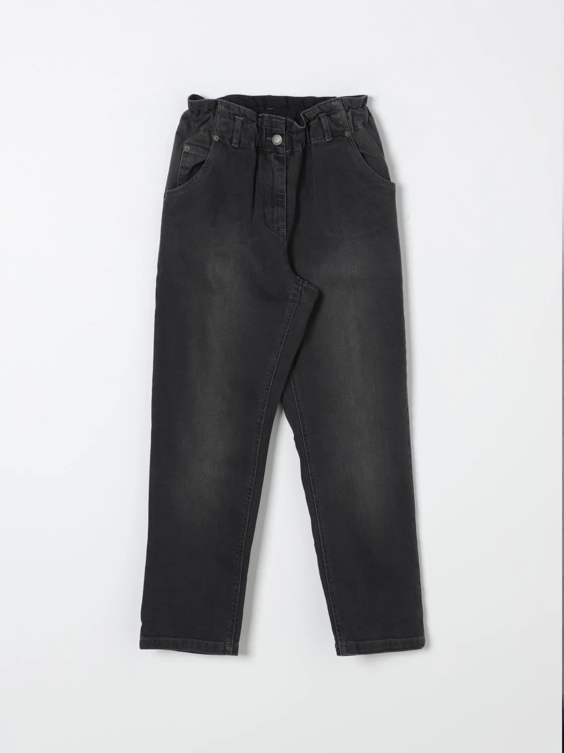 Jeans a vita alta Bonpoint