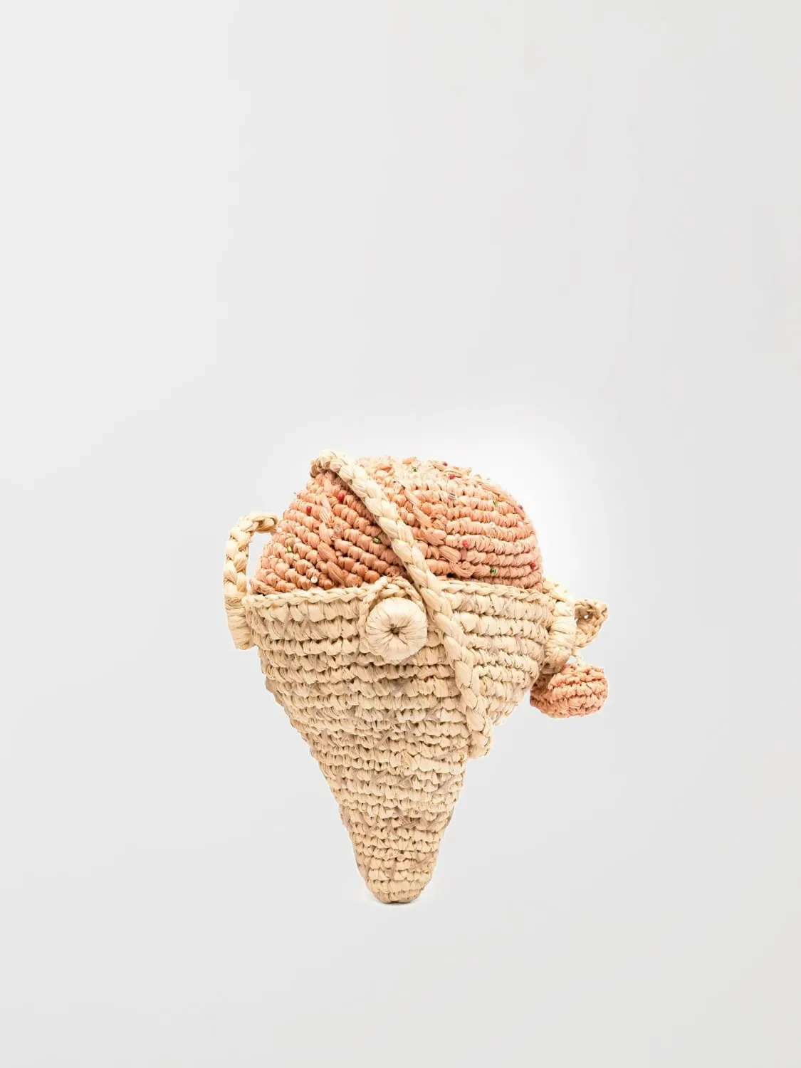 Borsa Elida Gelato Bonpoint in rafia crochet