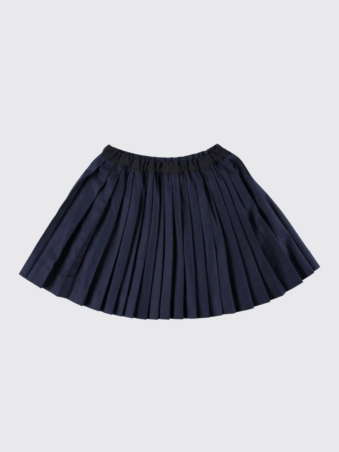 Gonna in misto lana plissettata Bonpoint