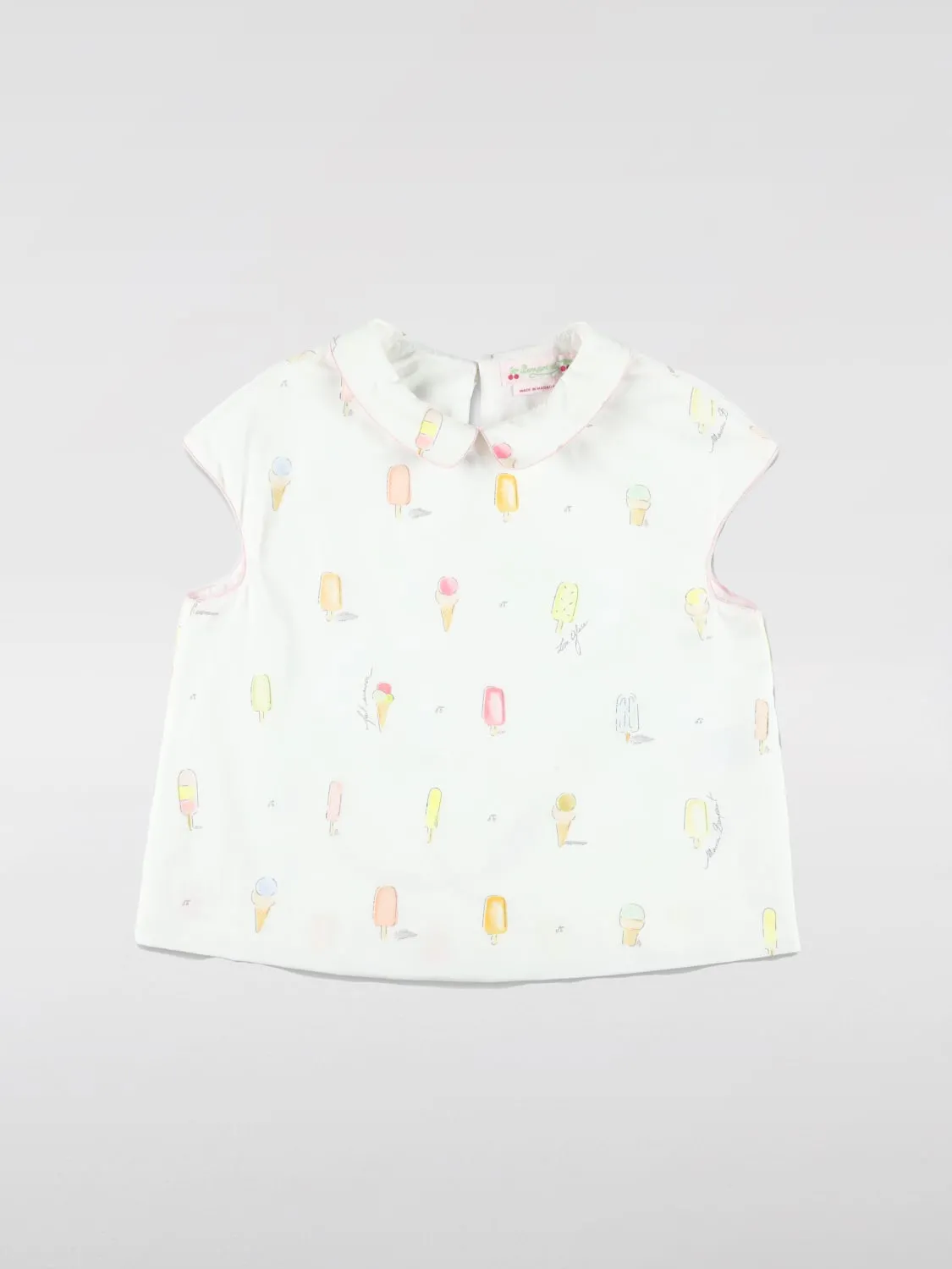 Top in cotone organico stampato Bonpoint