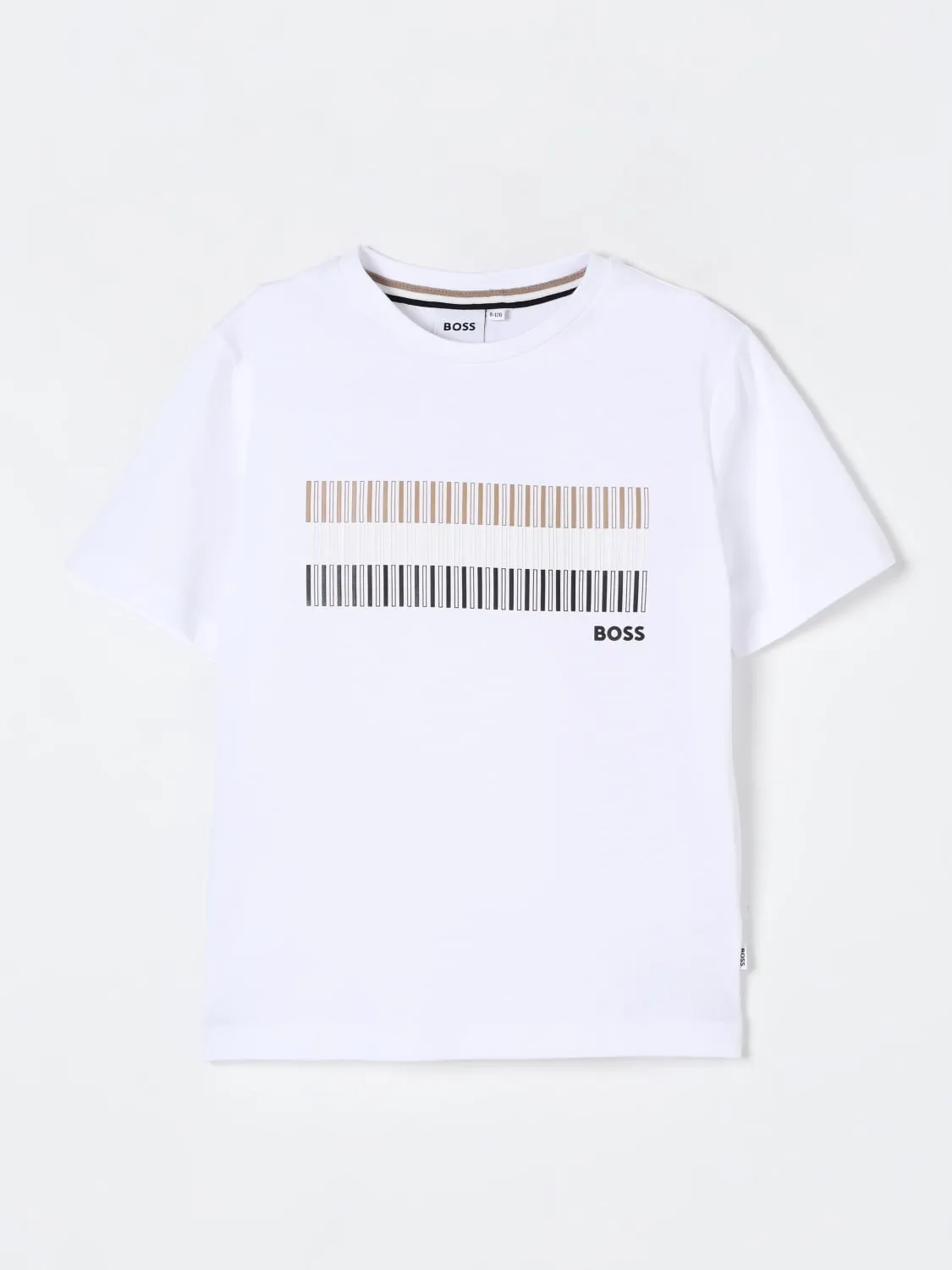 T-shirt in cotone Boss stampata