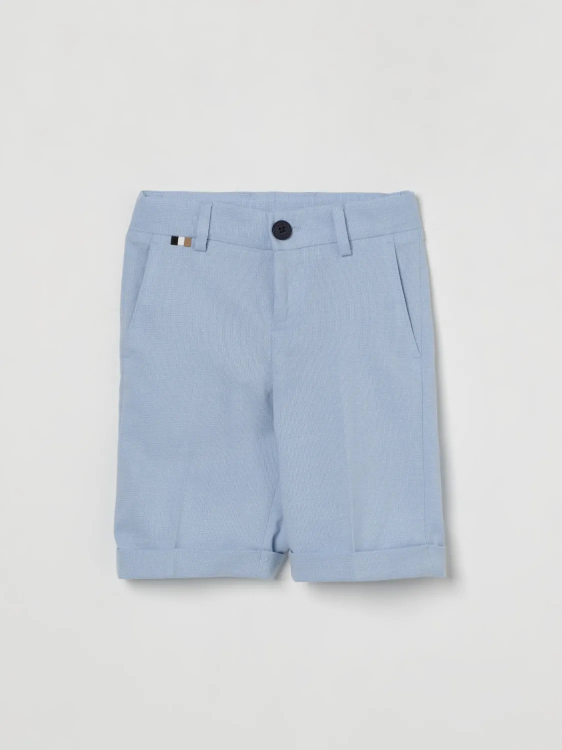 Pantaloncino chino Boss in misto viscosa