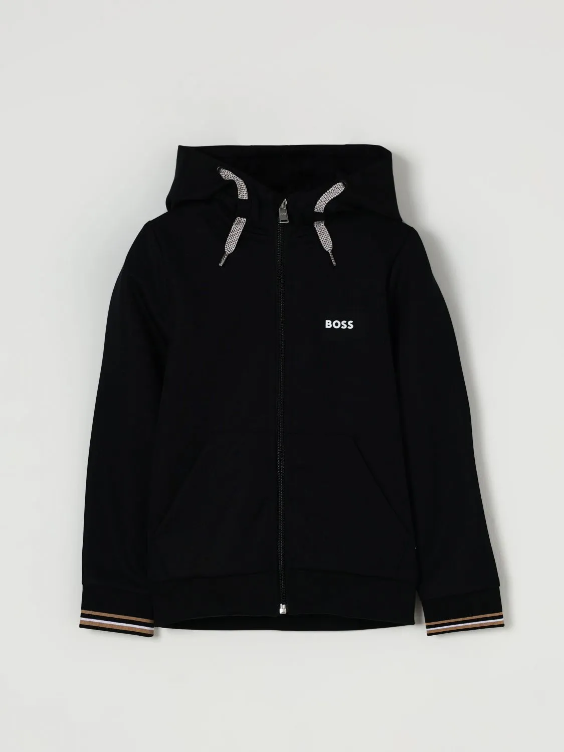 Zip con cappuccio e zip Boss