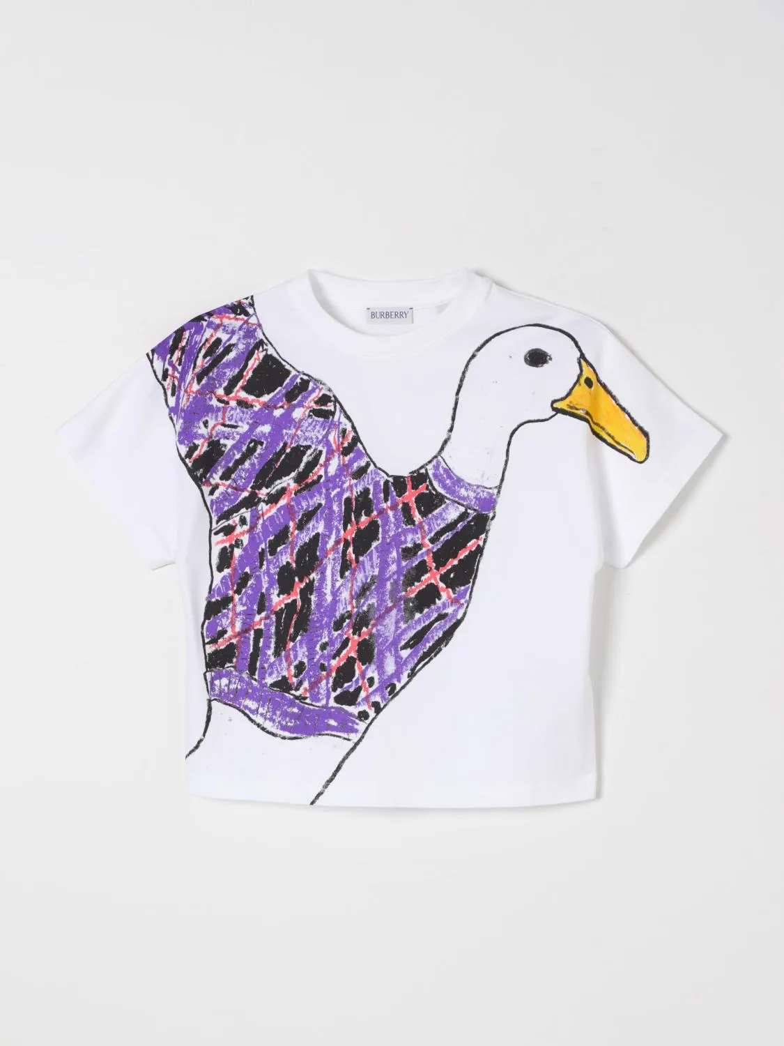 T-shirt Burberryin cotone con stampa