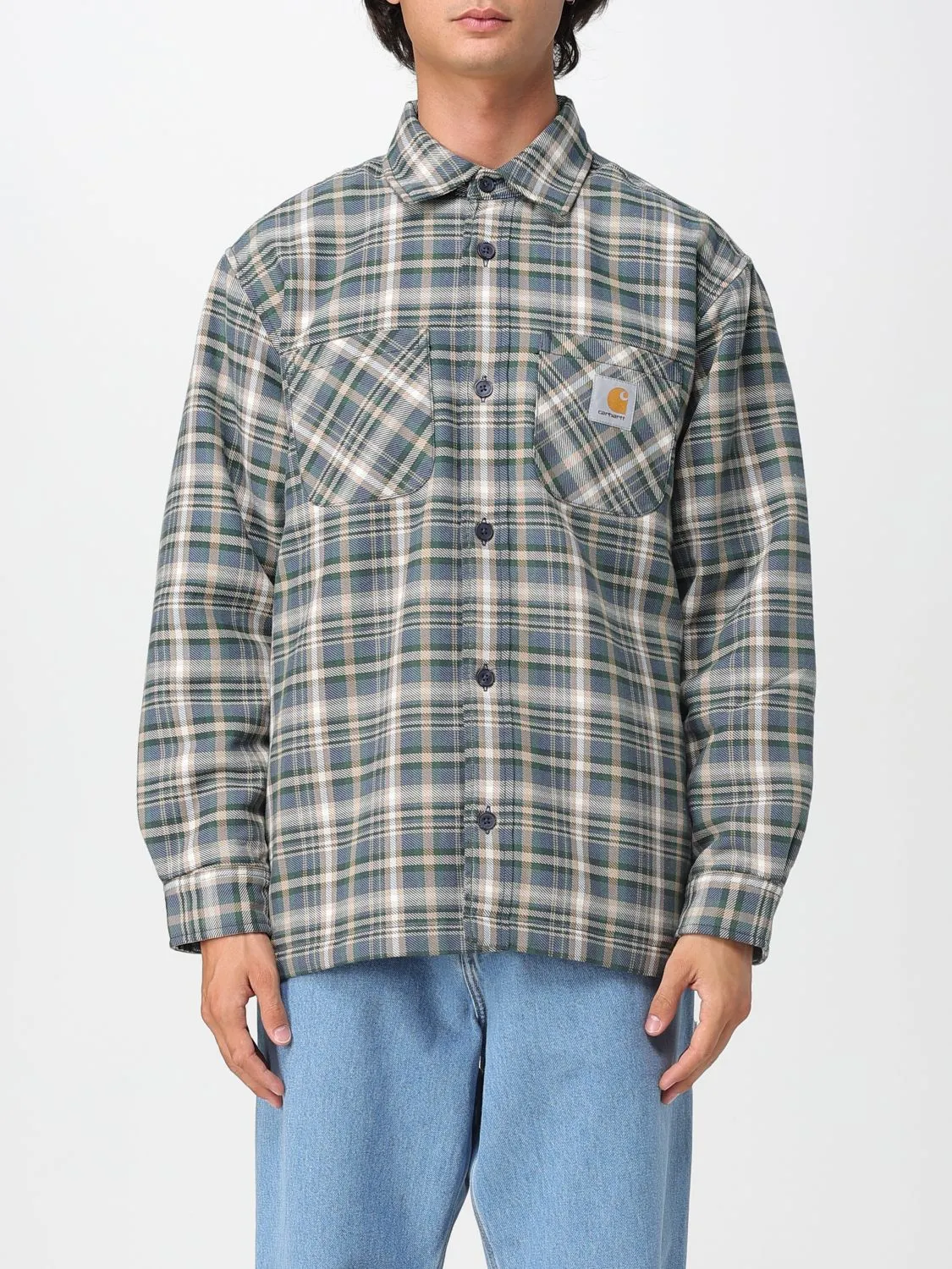 Overshirt Carhartt Wip in misto cotone check
