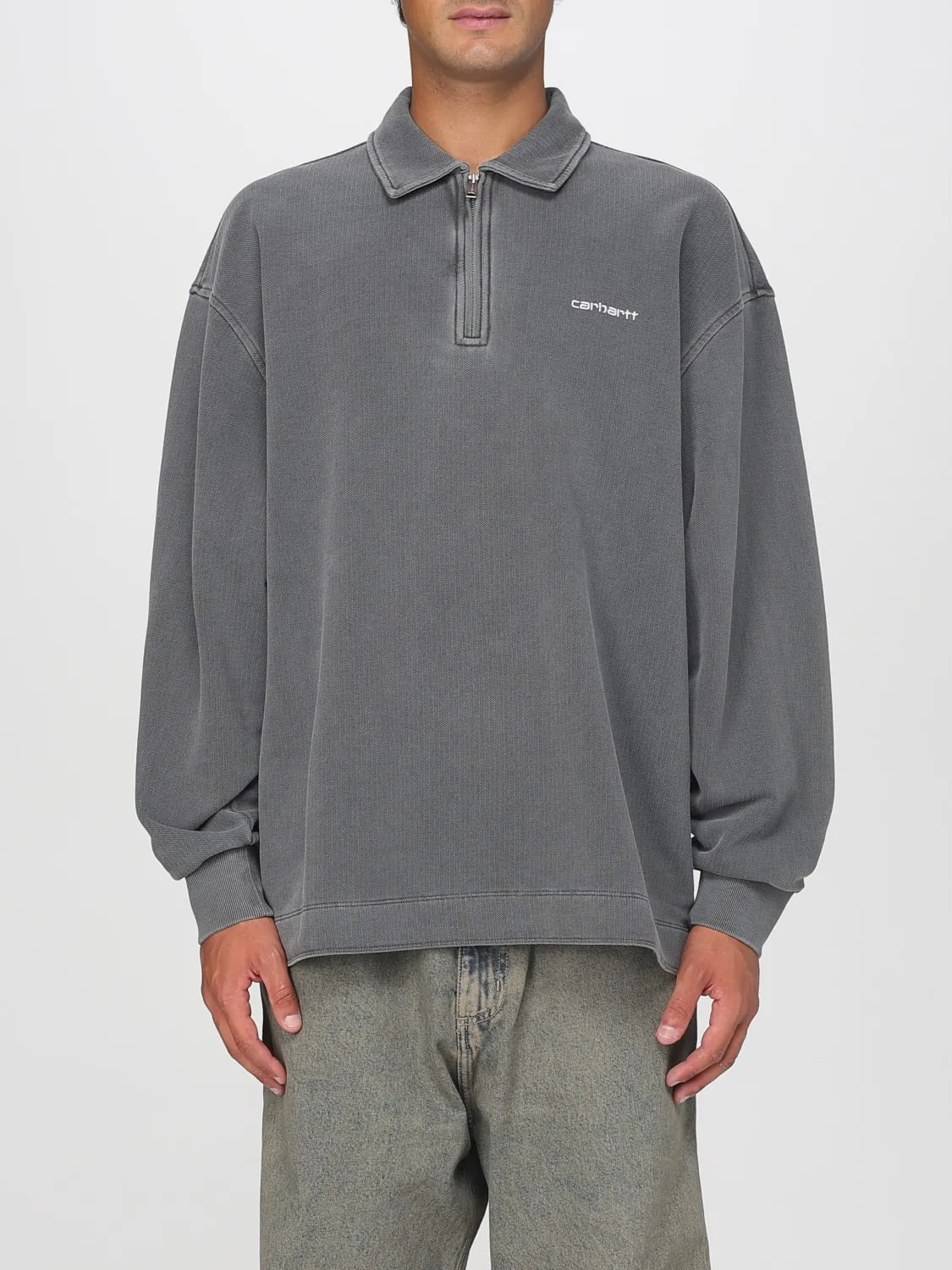 Felpa con colletto in cotone Carhartt Wip