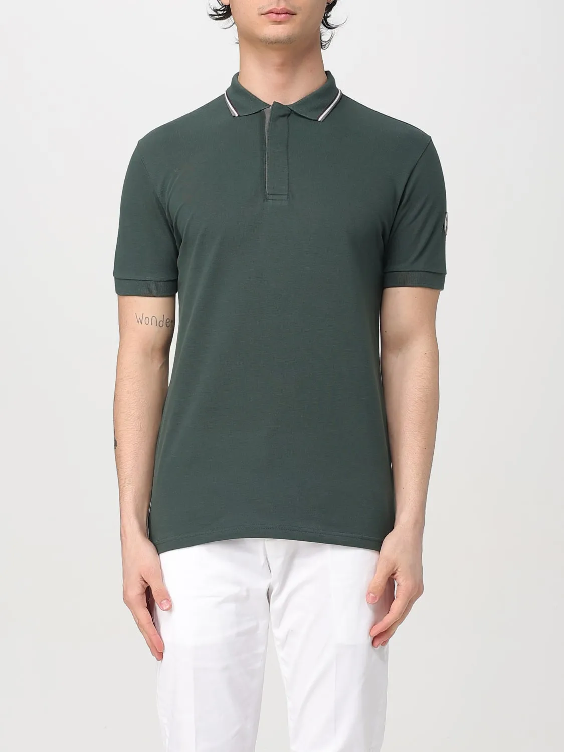 Polo in cotone con mini logo Colmar