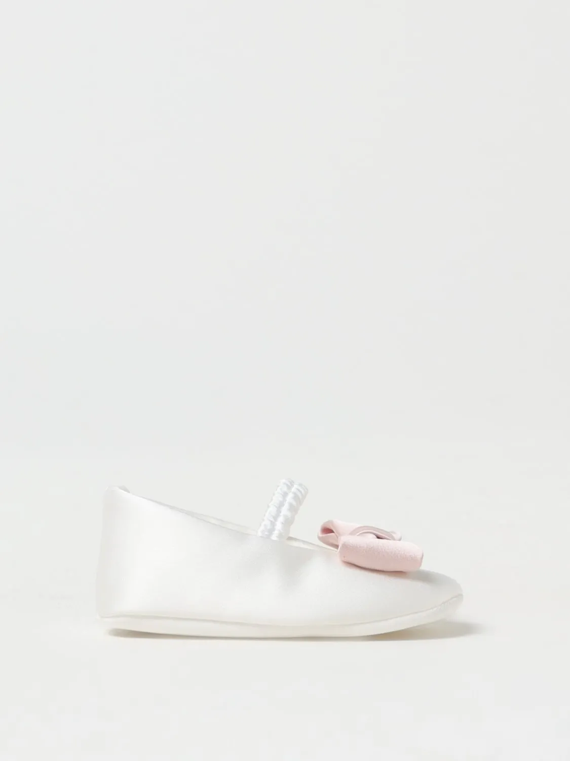 Ballerina Colori Chiari in raso con fiocco