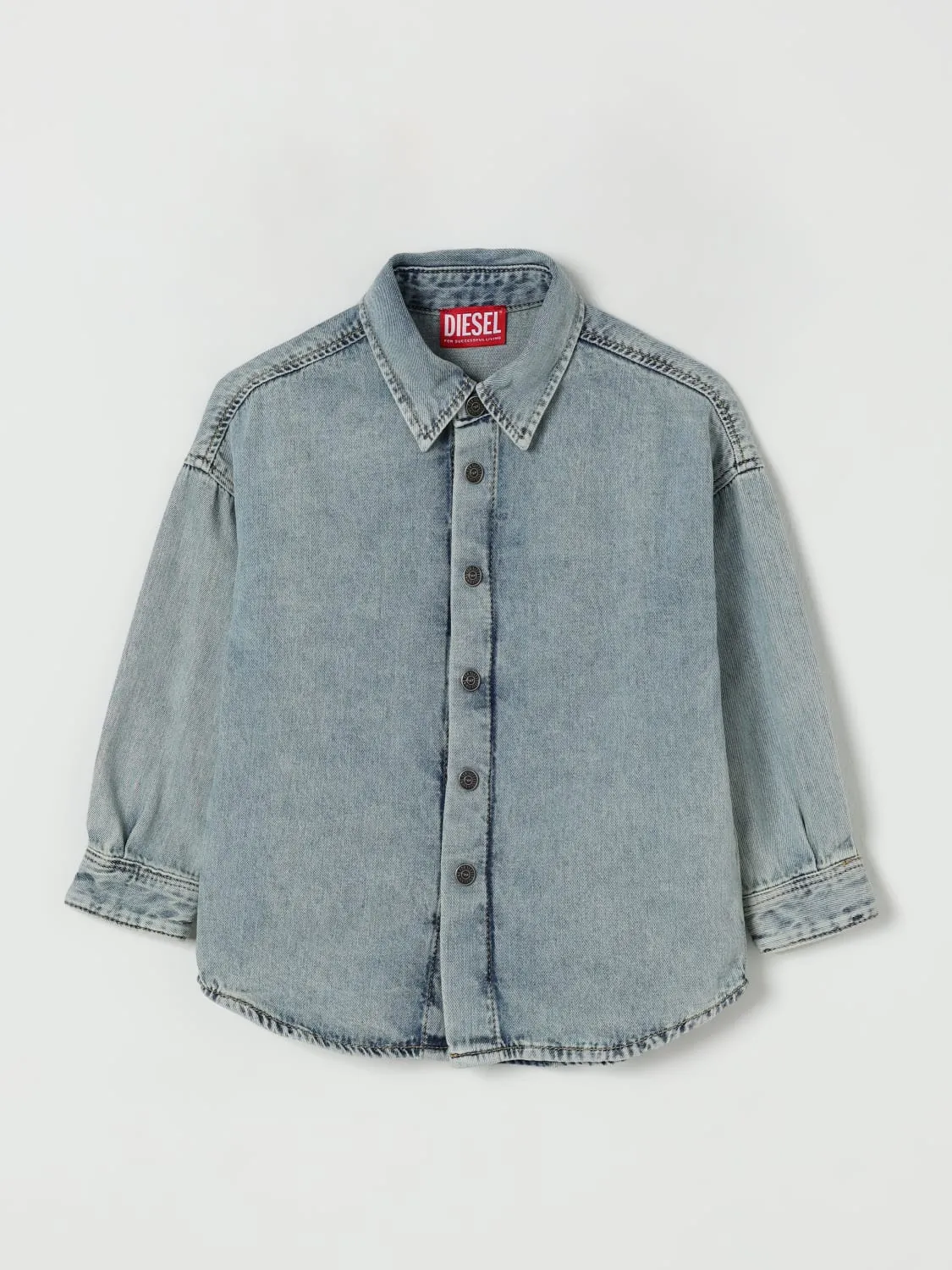 Camicia Diesel in denim di cotone