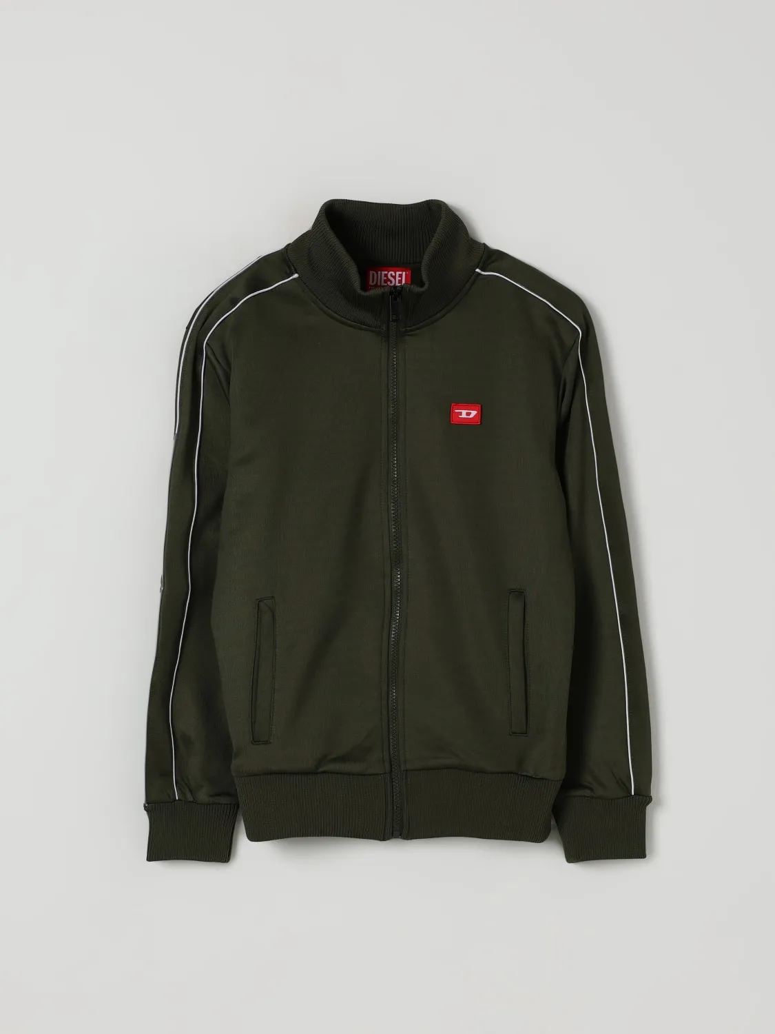 Felpa in acetato con logo Oval D Diesel