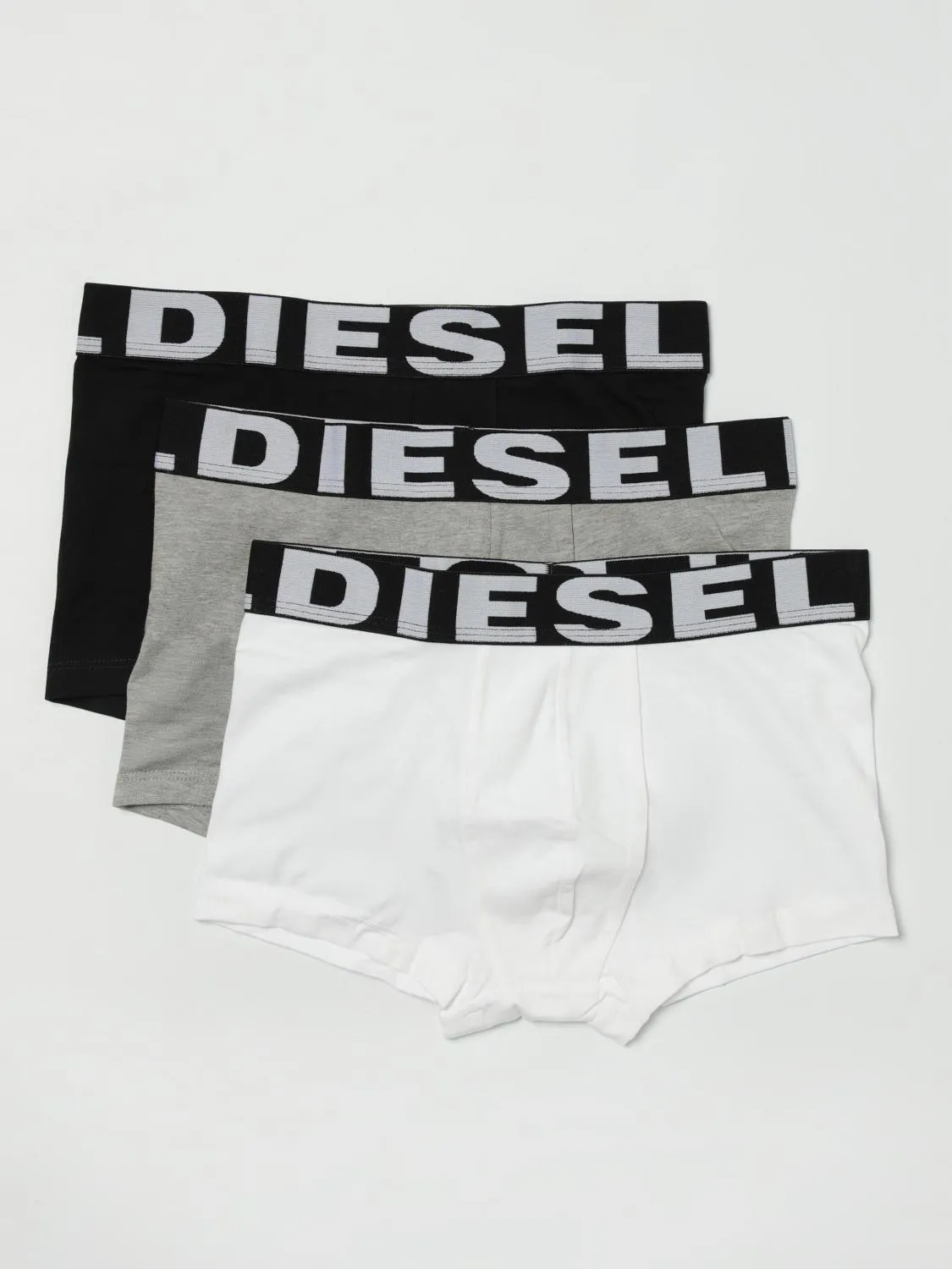 Set 3 boxer in cotone con logo Diesel