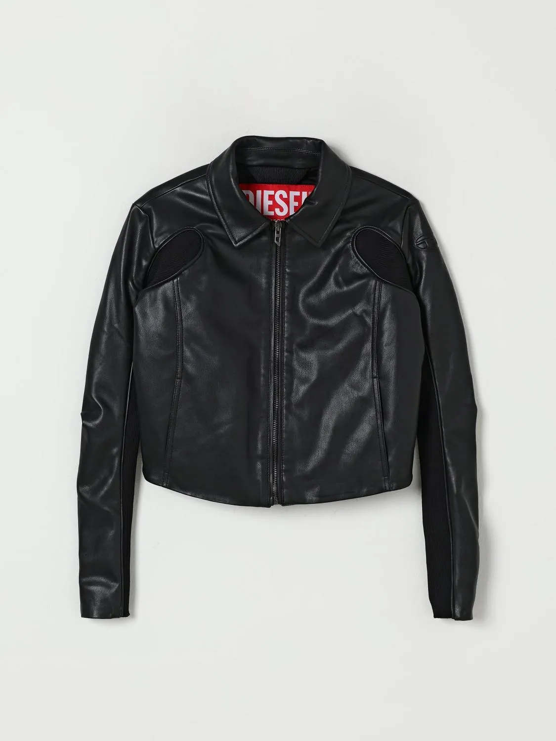 Giubbotto biker Diesel in pelle sintetica