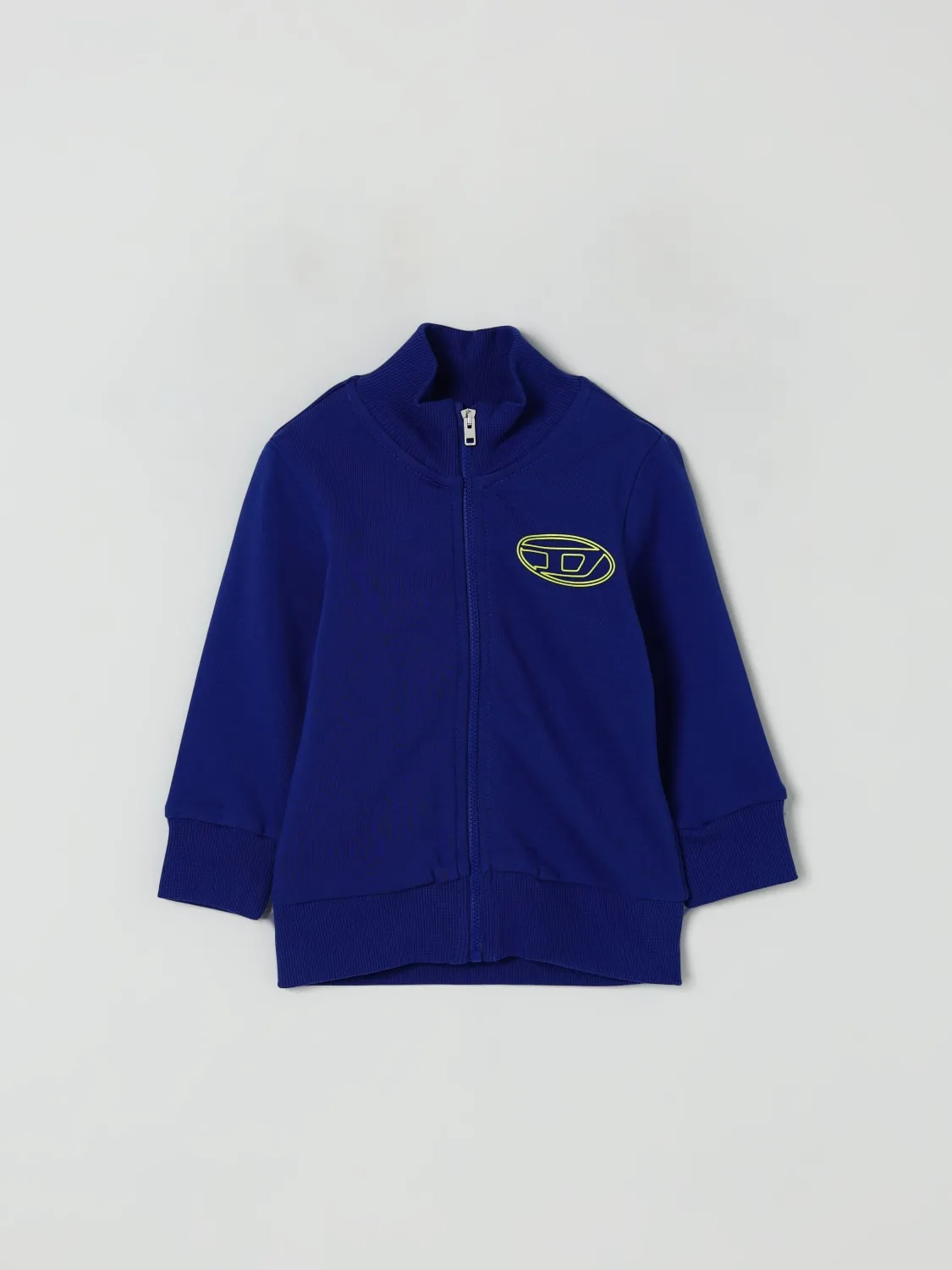 Felpa con logo Oval D Diesel in cotone