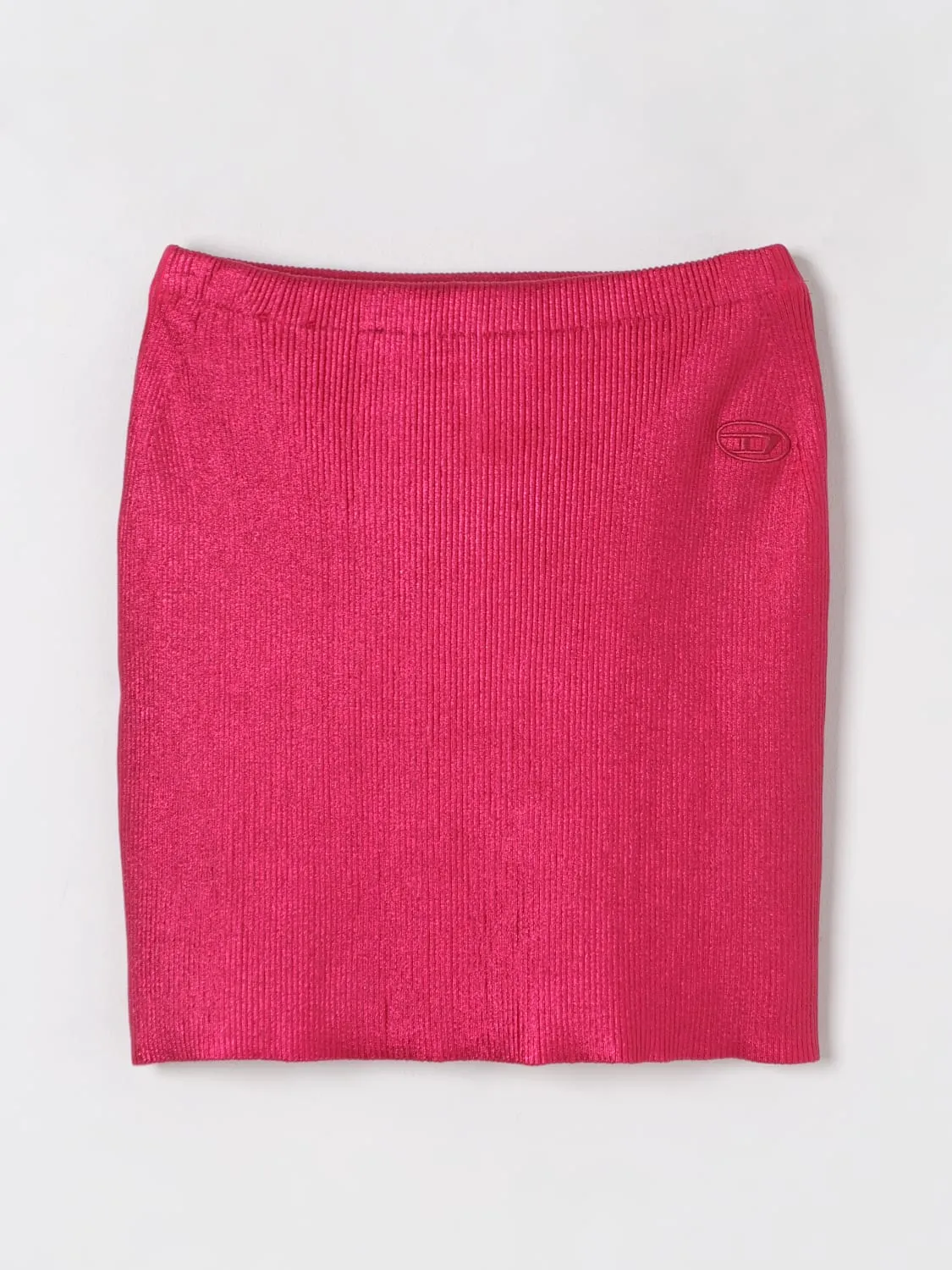 Gonna a tubino Oval D Diesel in misto cotone a coste