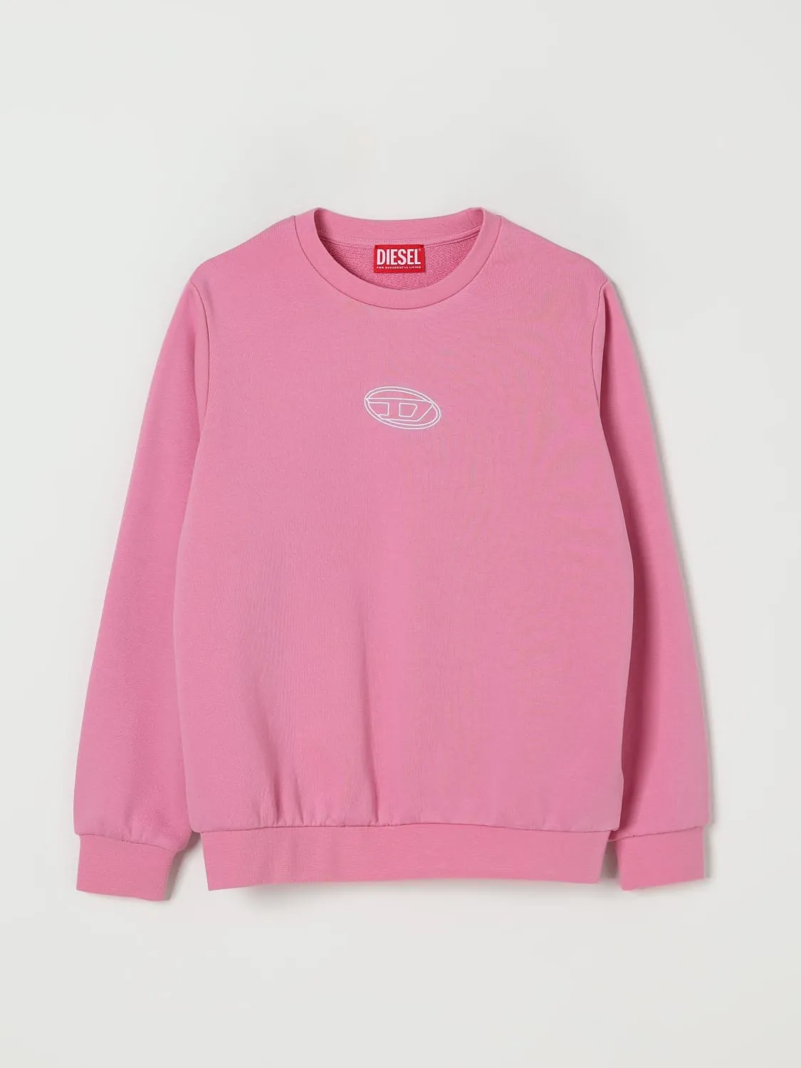 Felpa Diesel in cotone con logo ricamato
