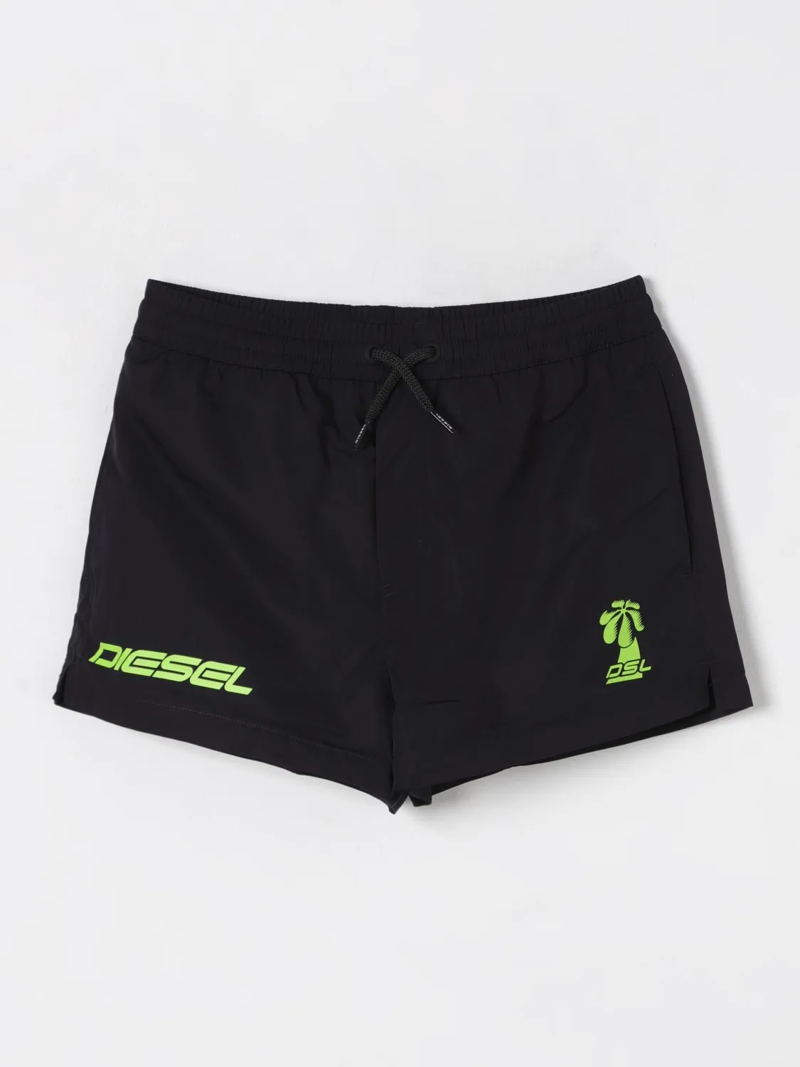 Costume da bagno con logo Diesel in poliestere