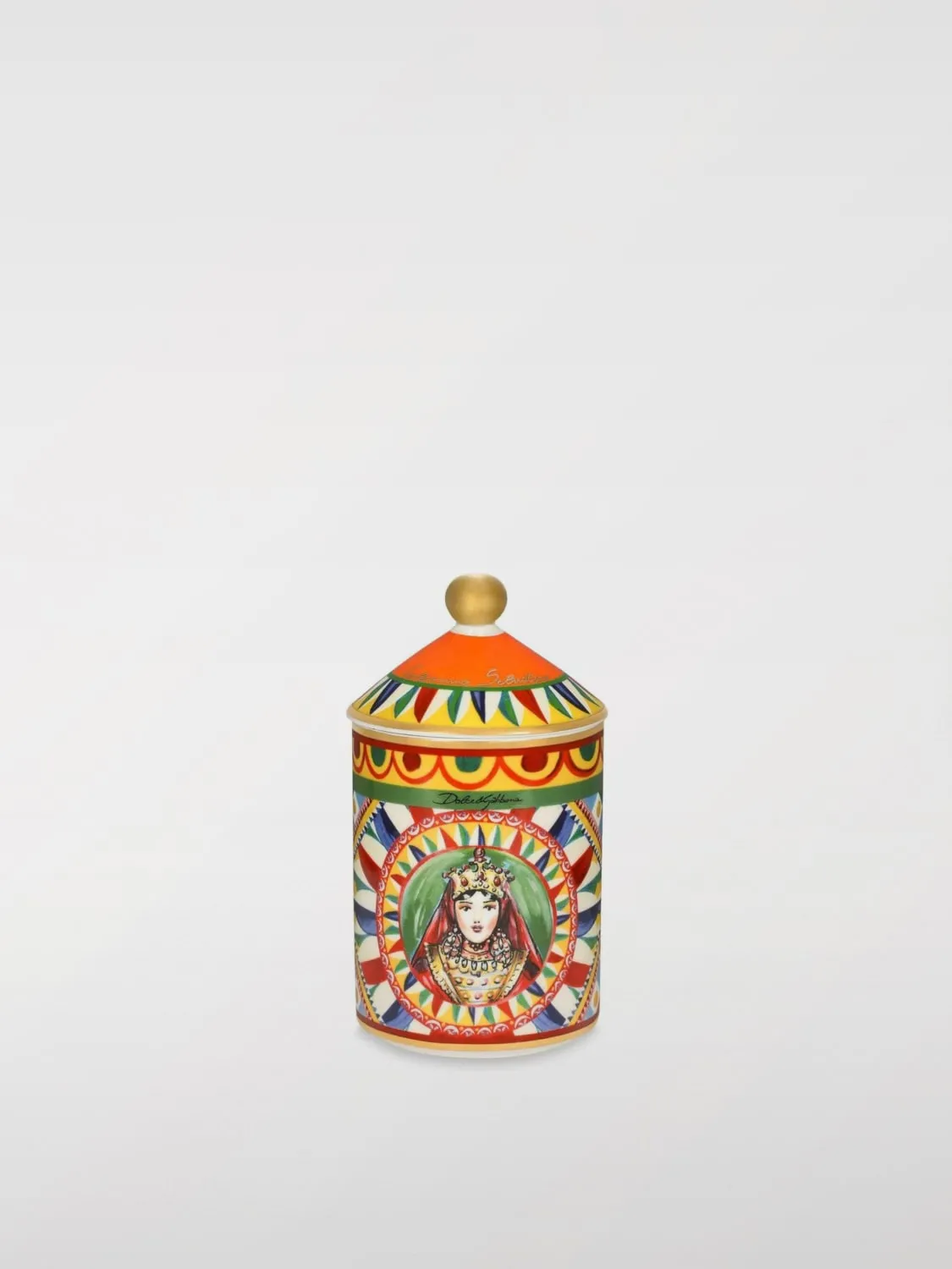 Candela Dolce & Gabbana in porcellana dipinta