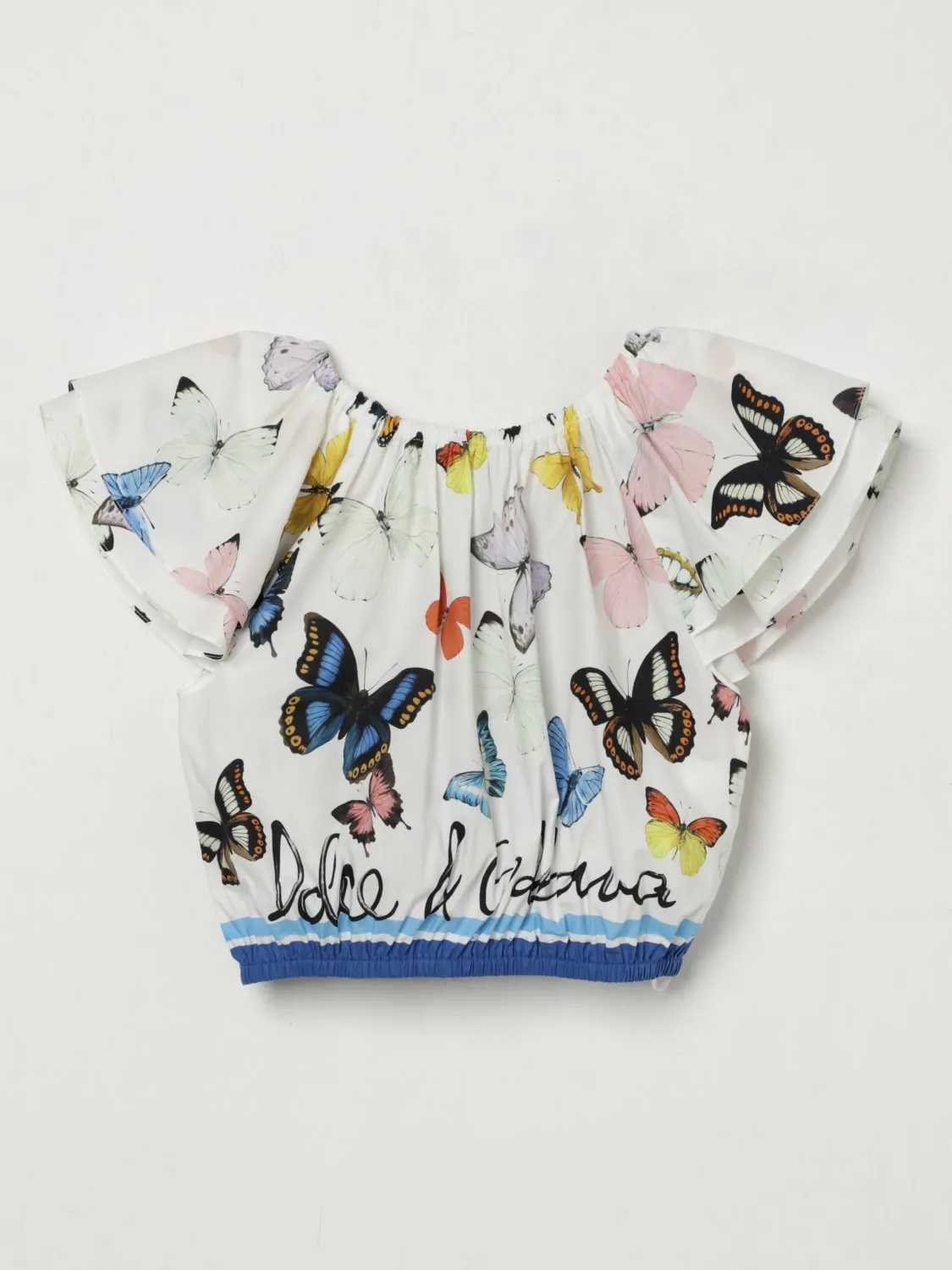 Top con stampa farfalle Dolce & Gabbana