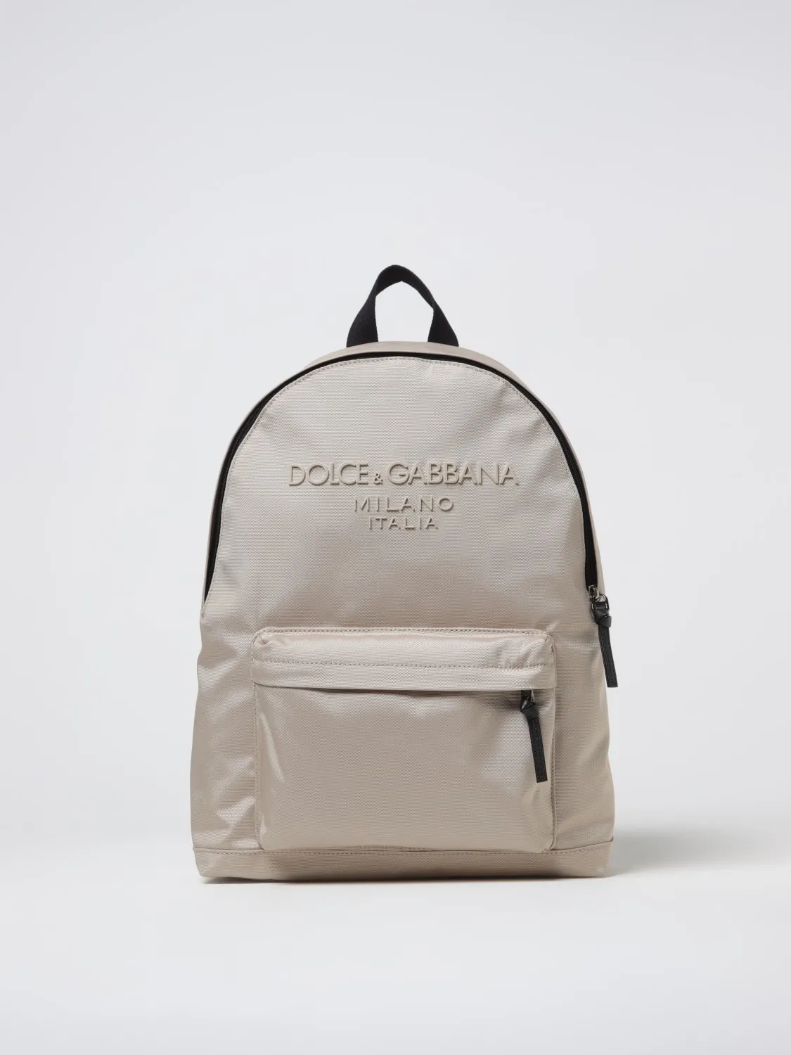 Zaino in misto cotone con logo Dolce & Gabbana