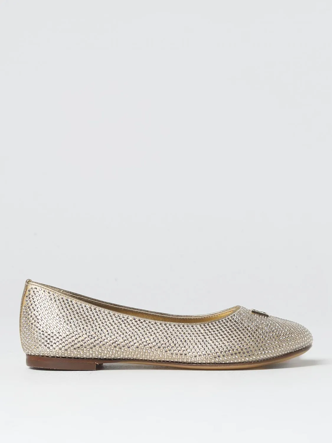 Ballerina Dolce & Gabbana in pelle e strass