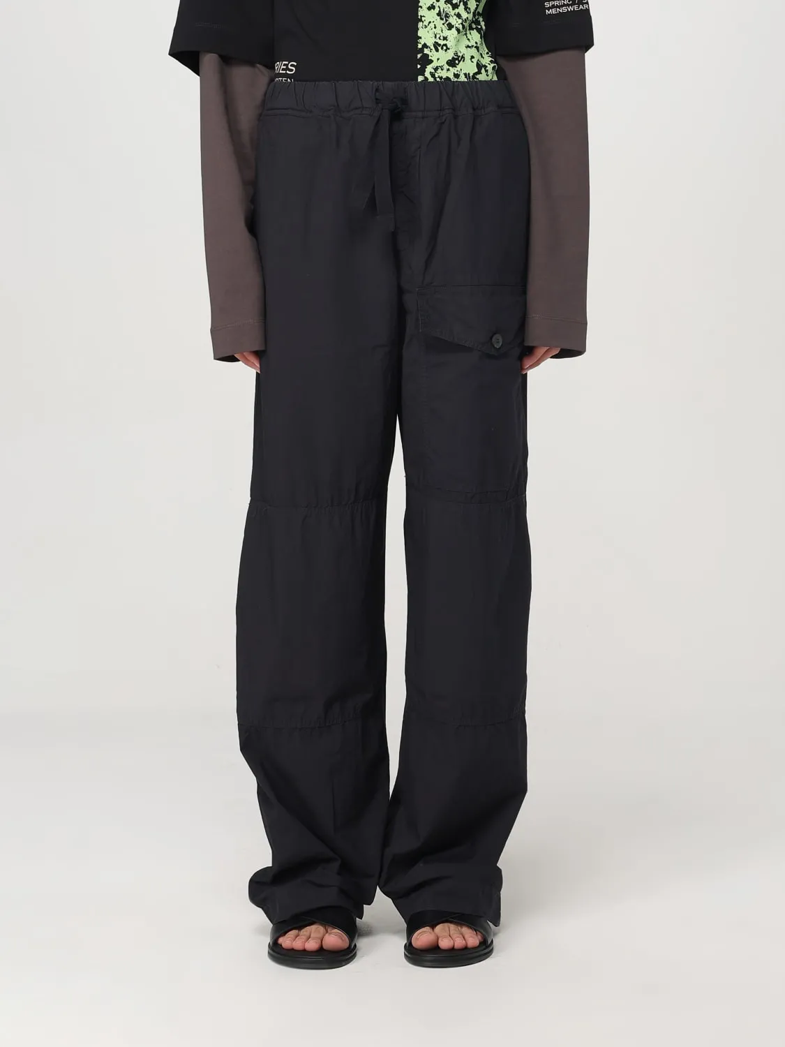 Pantalone Dries Van Noten in cotone