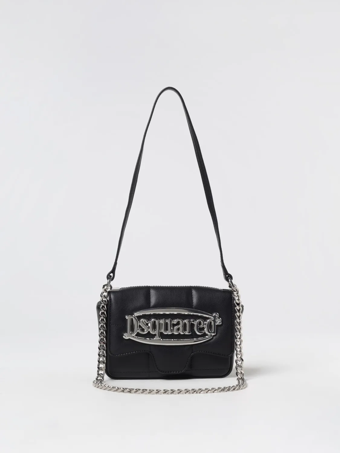 Borsa a tracolla con maxi logo Dsquared2