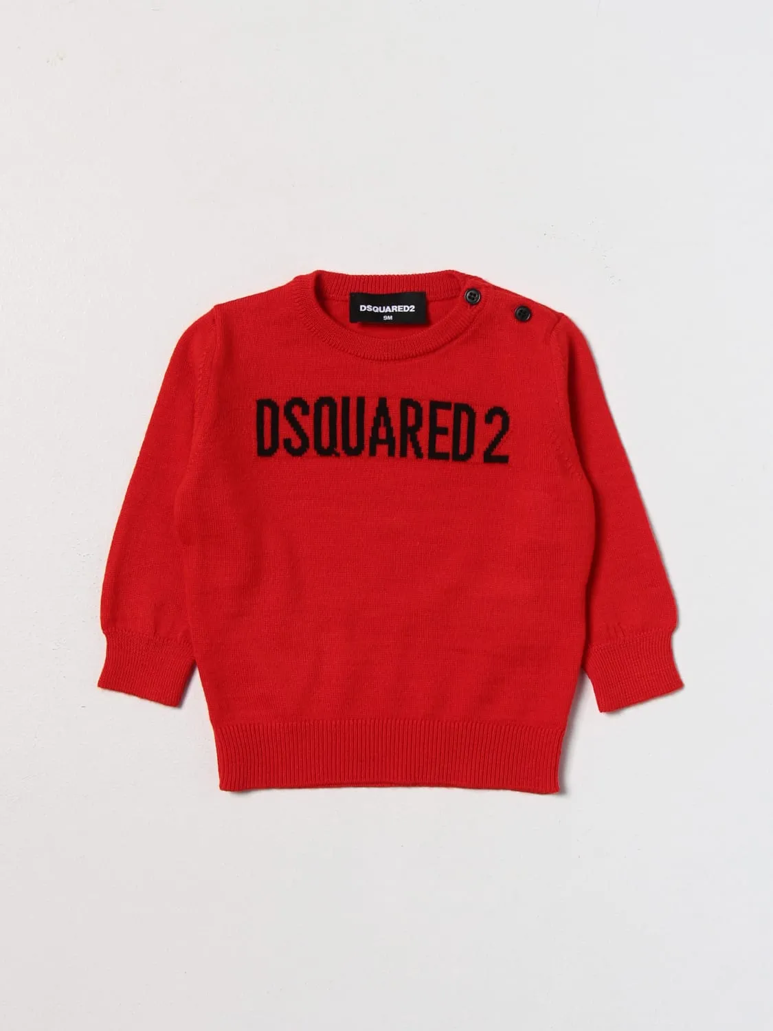 Maglione Dsquared2 Junior in misto lana con logo