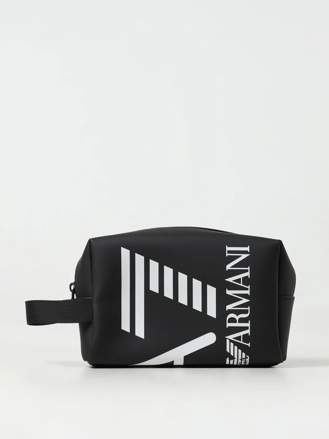 Beauty case EA7 in pelle sintetica gommata