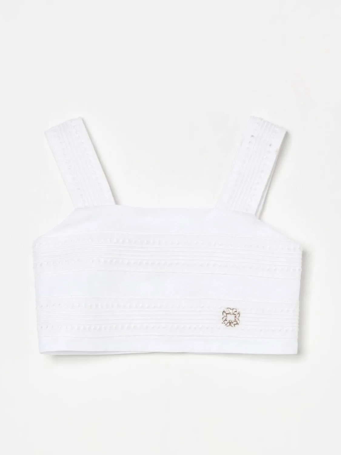 Top crop a righe Elie Saab