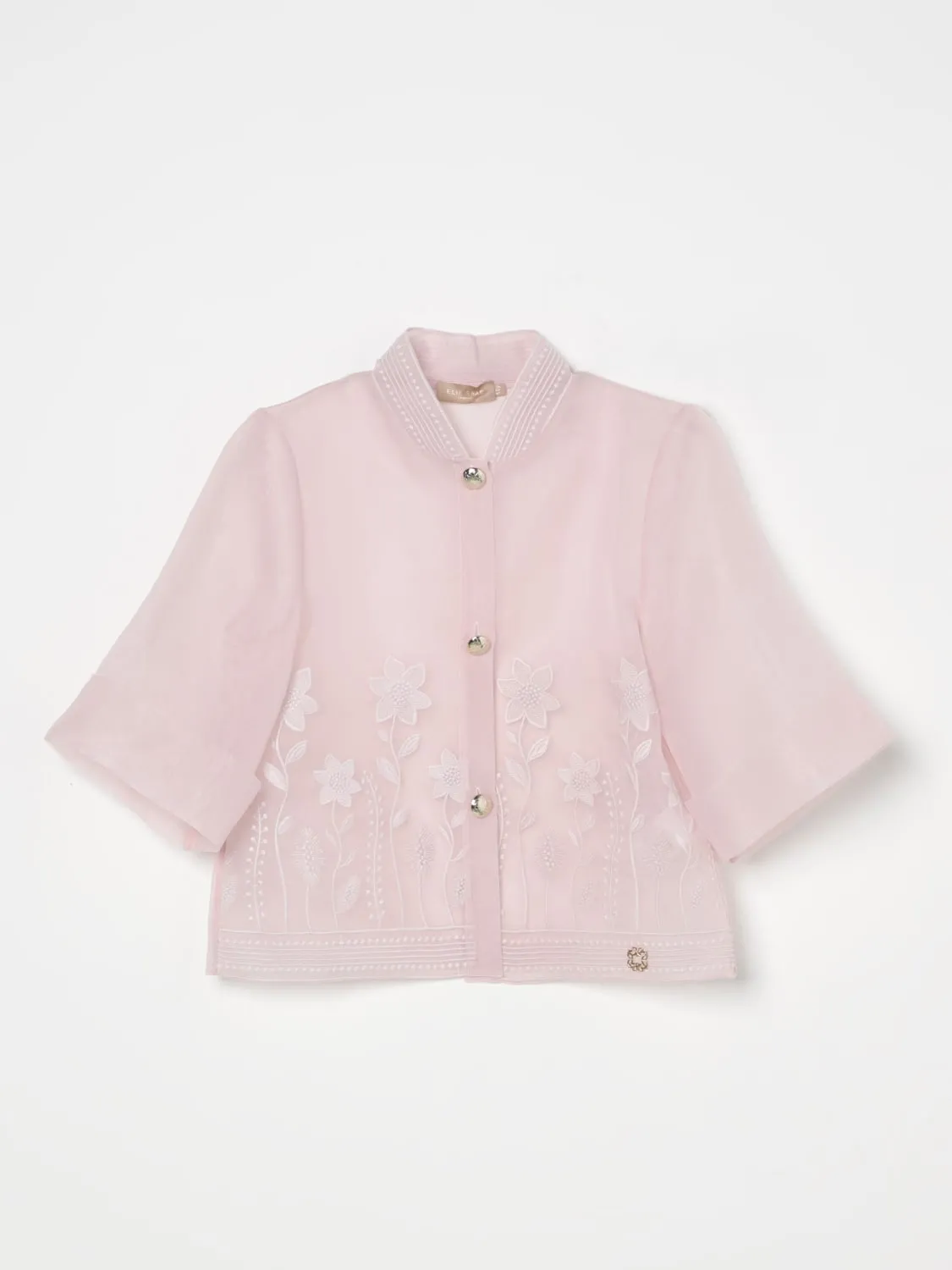 Camicia con ricami floreali Elie Saab