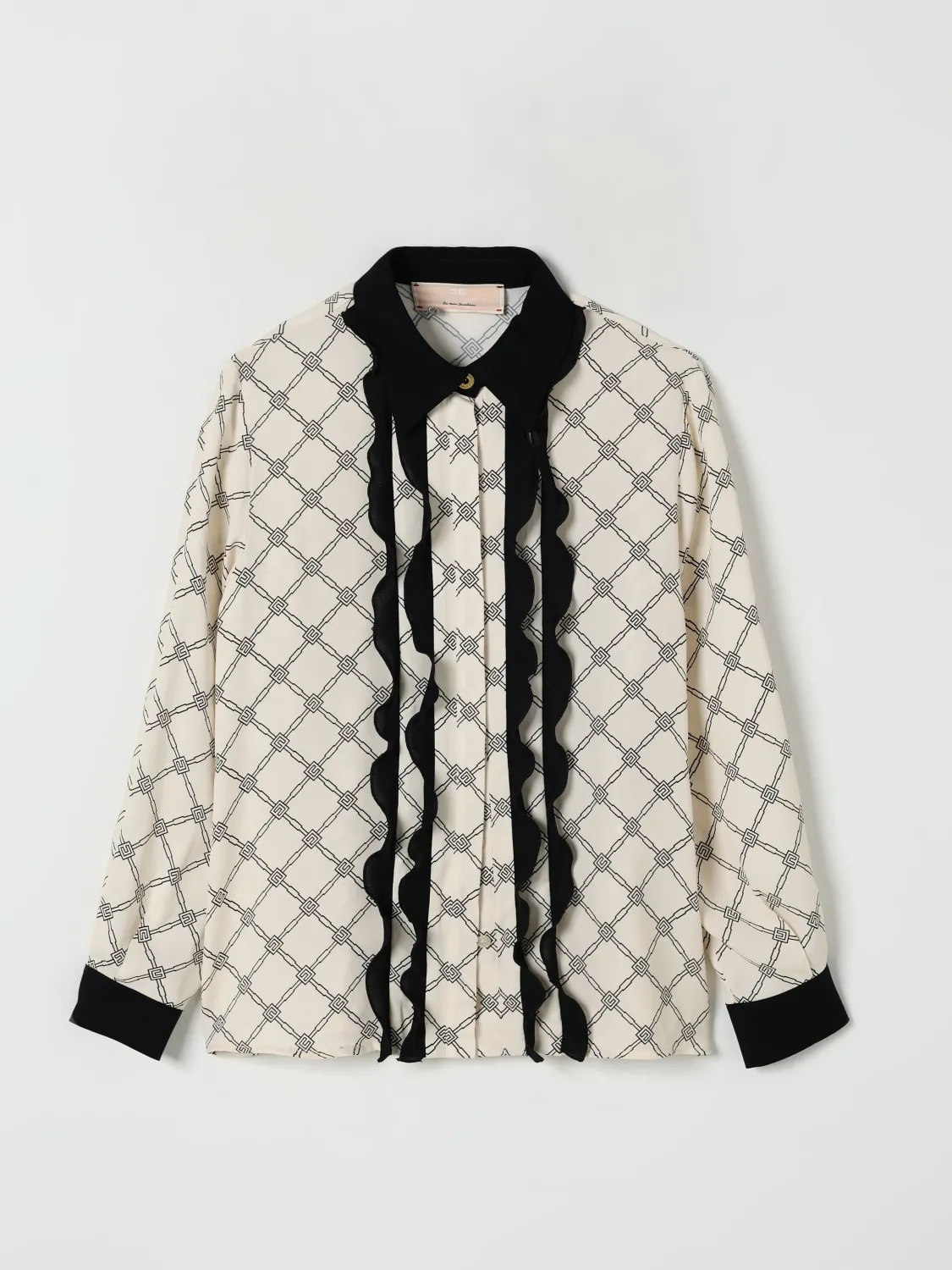 Camicia chic Elisabetta Franchi La Mia Bambina in crêpe