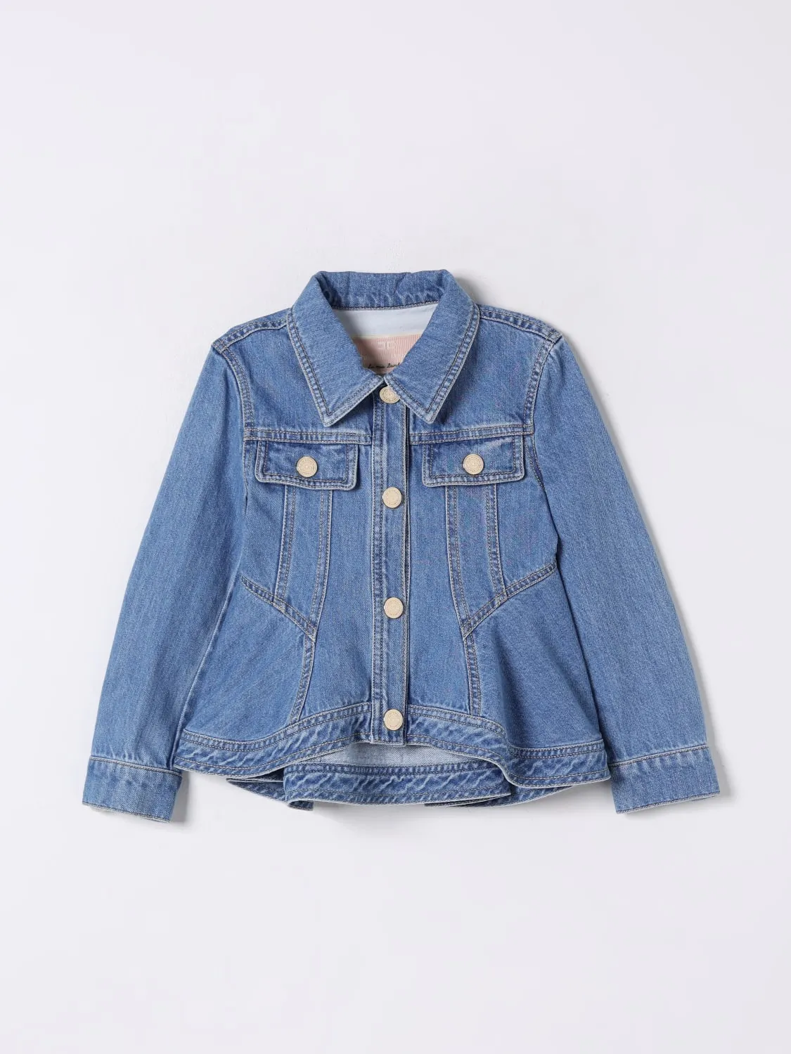 Giacca di jeans Elisabetta Franchi La Mia Bambina