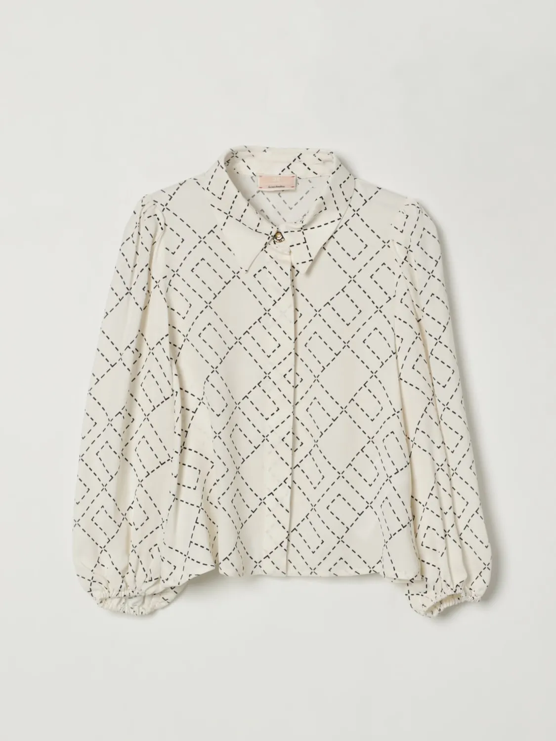 Camicia Elisabetta Franchi La Mia Bambina in cotone con stampa